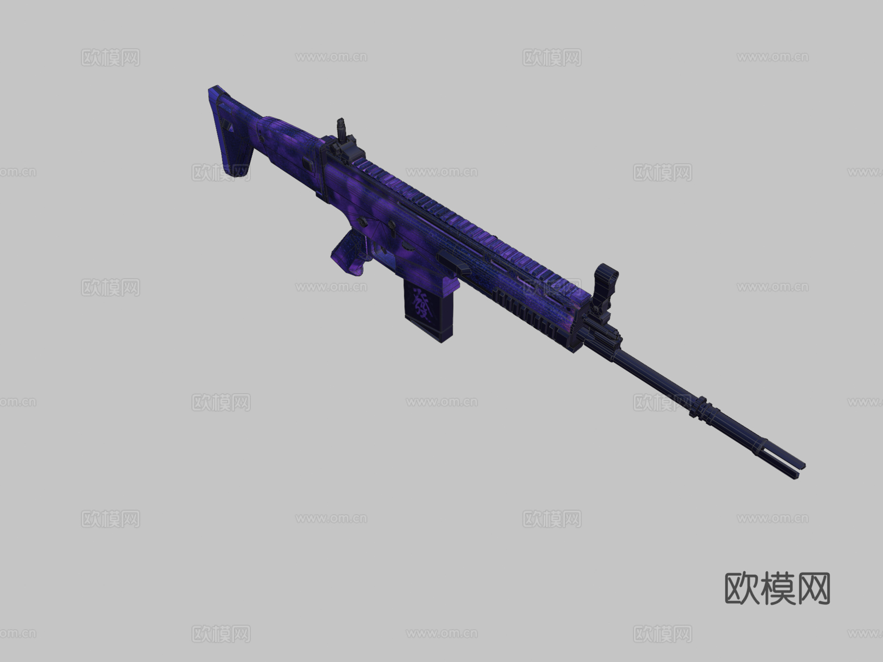 SCAR-H-繁荣3d模型