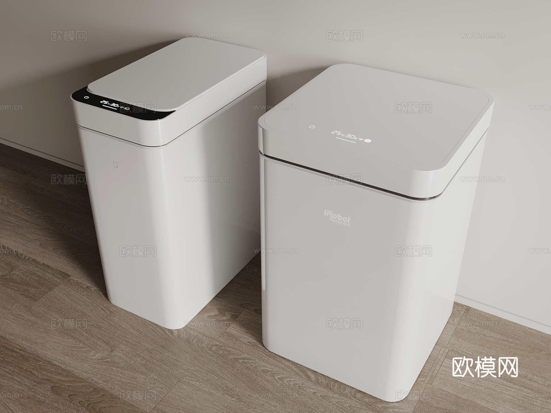 现代垃圾桶 智能垃圾桶3d模型