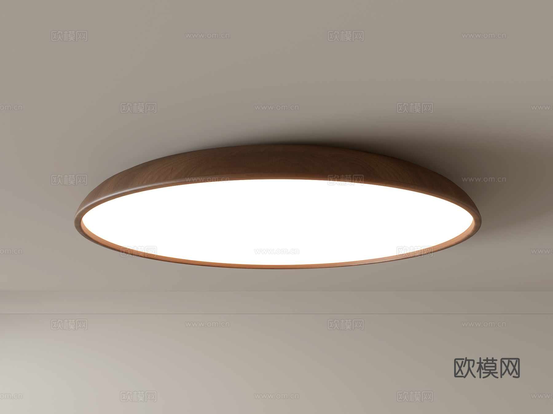 现代吸顶灯 几何形吸顶灯 卧室灯 艺术造型灯具 时尚客厅灯su模型下载（渲染图1）