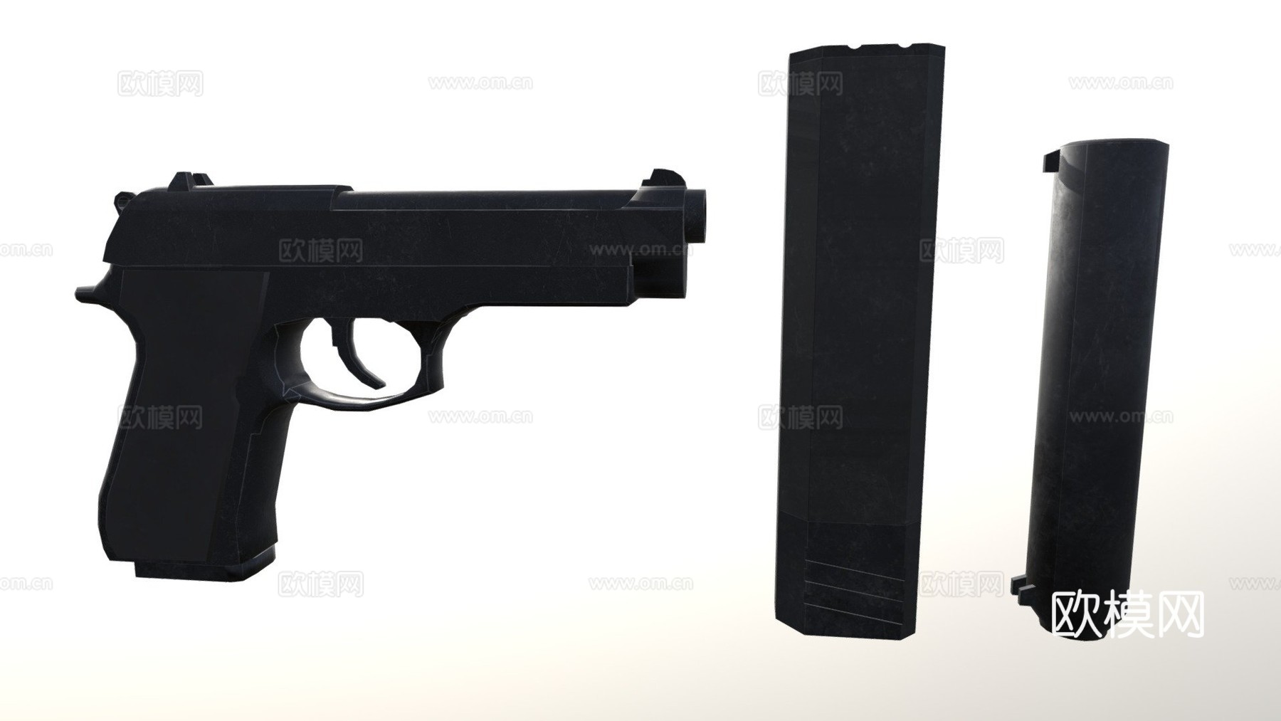 伯莱塔M93d模型