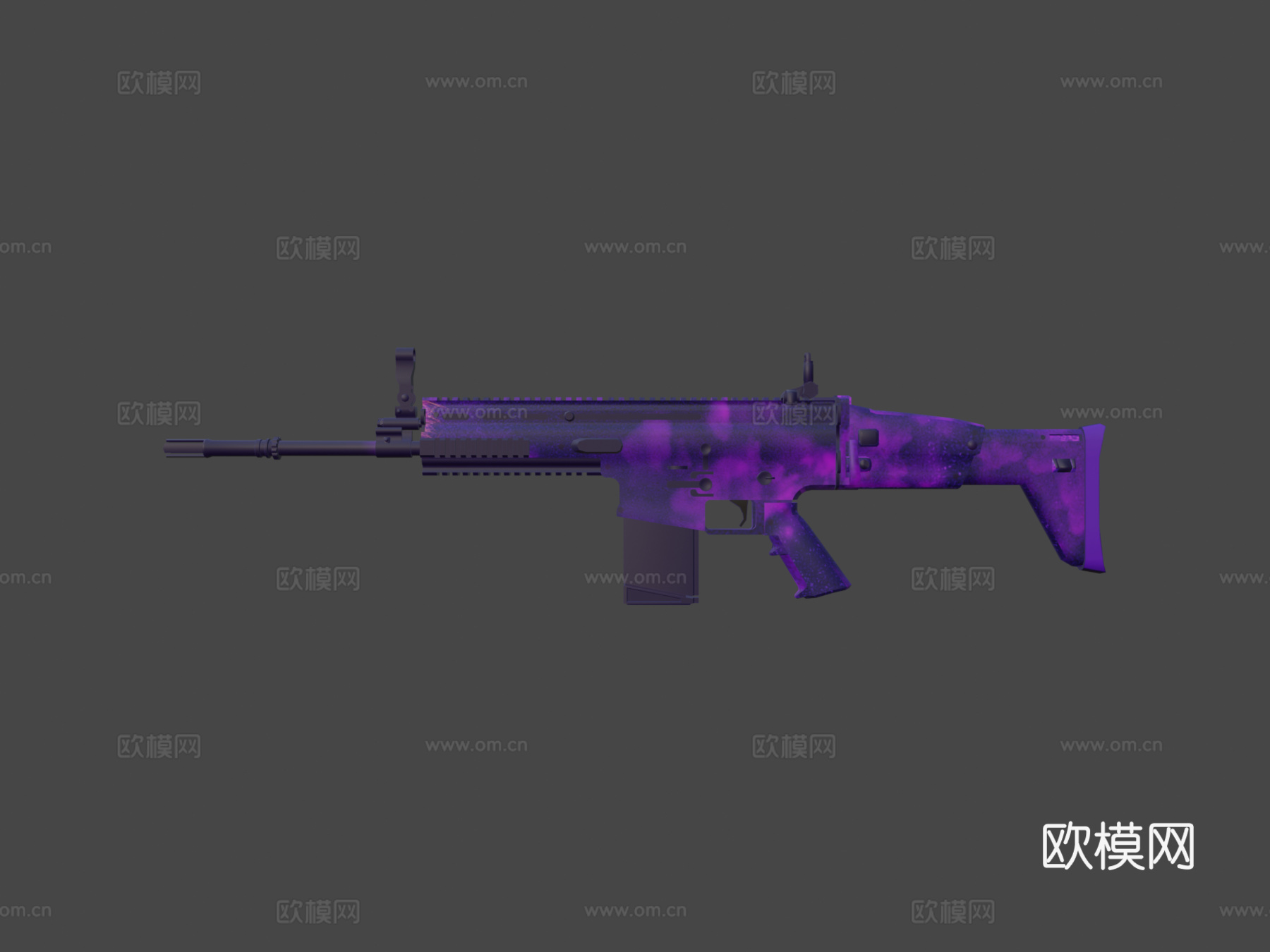 SCAR-H-繁荣3d模型