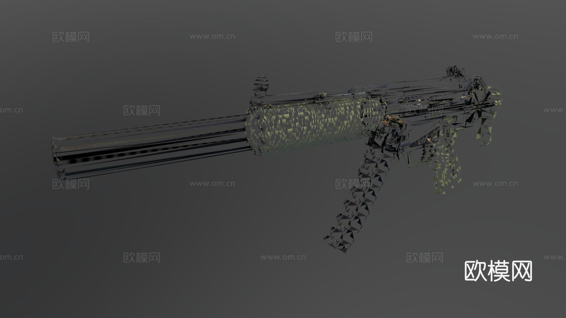 MP5-SD3-树精3d模型