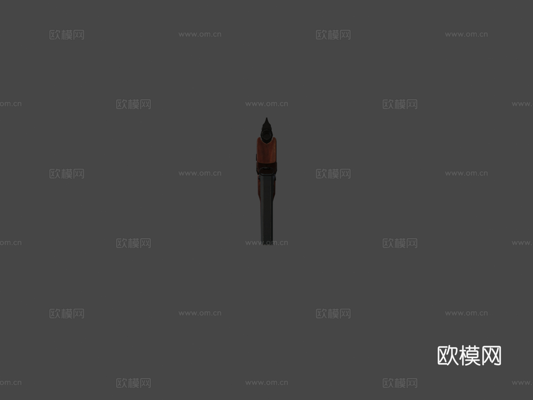 汤普森M1A1-世界大战3d模型