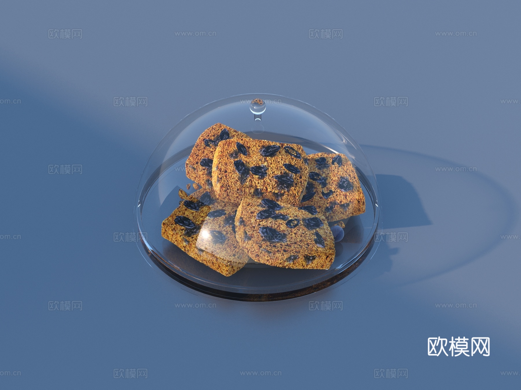 面包 甜点 饼干 大饼 烘焙蛋糕3d模型