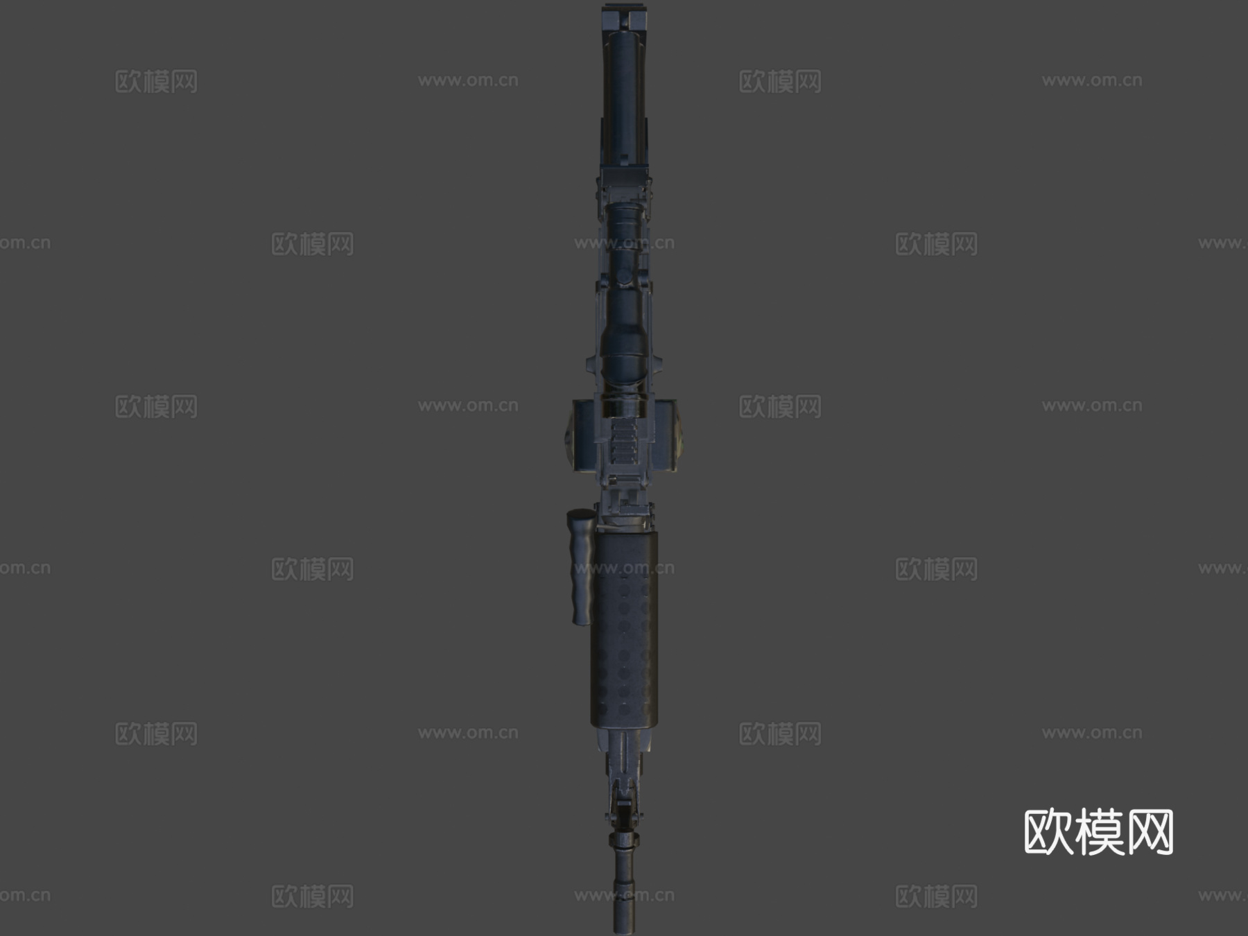 M249机枪3d模型