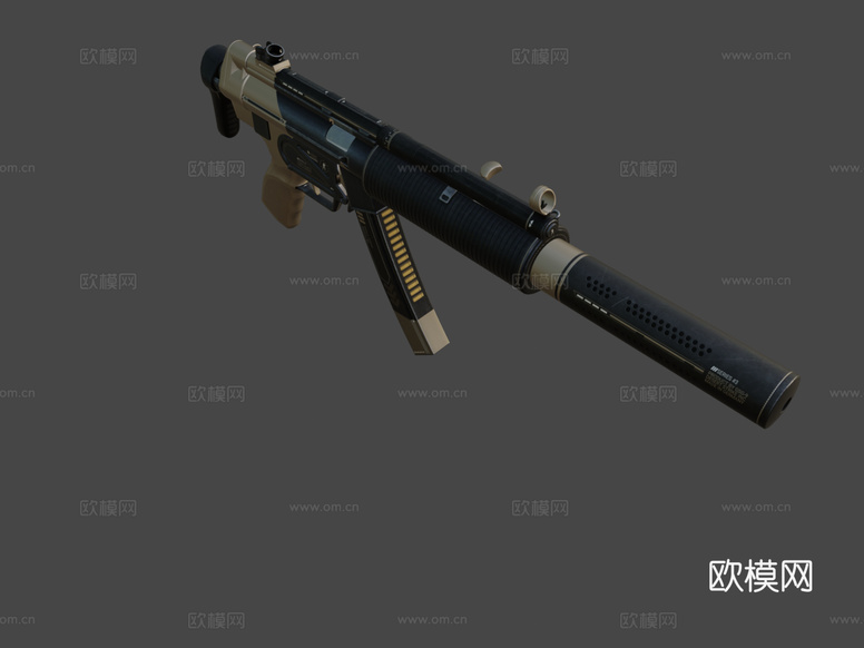 MP5-SD-沙漠打击3d模型下载(渲染图6)