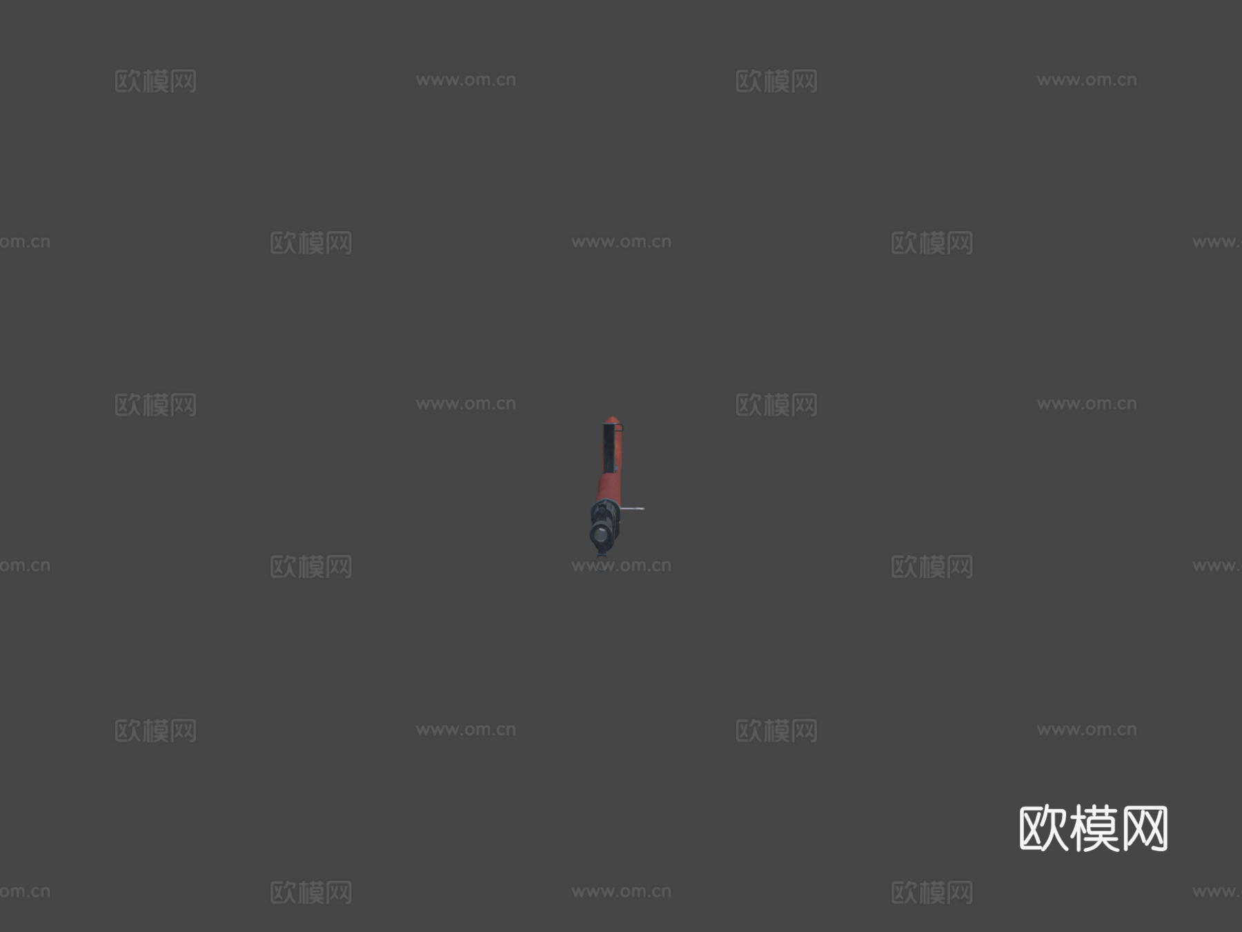 SVT-40枪3d模型