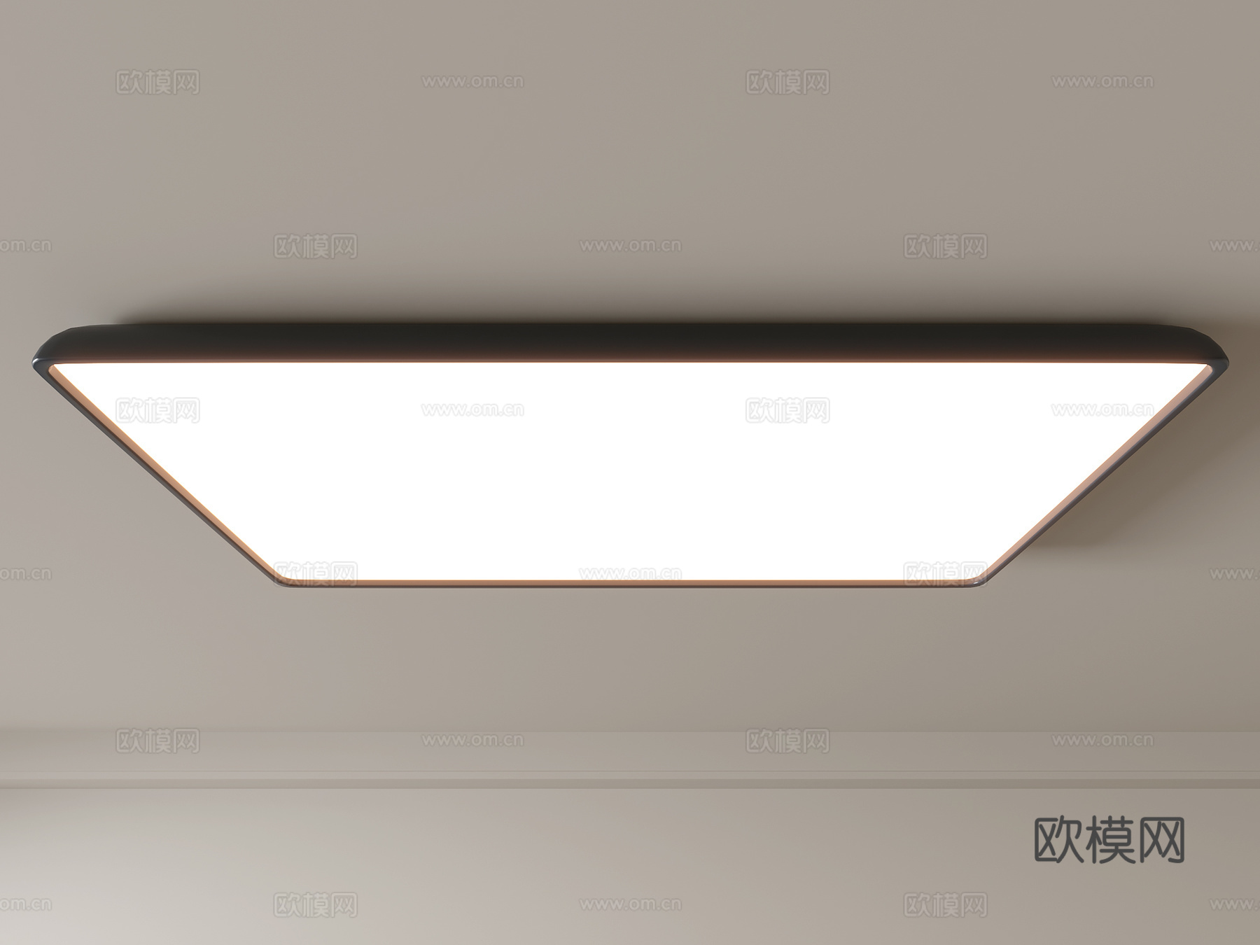 现代吸顶灯 几何形吸顶灯 卧室灯 艺术造型灯具 时尚客厅灯3d模型