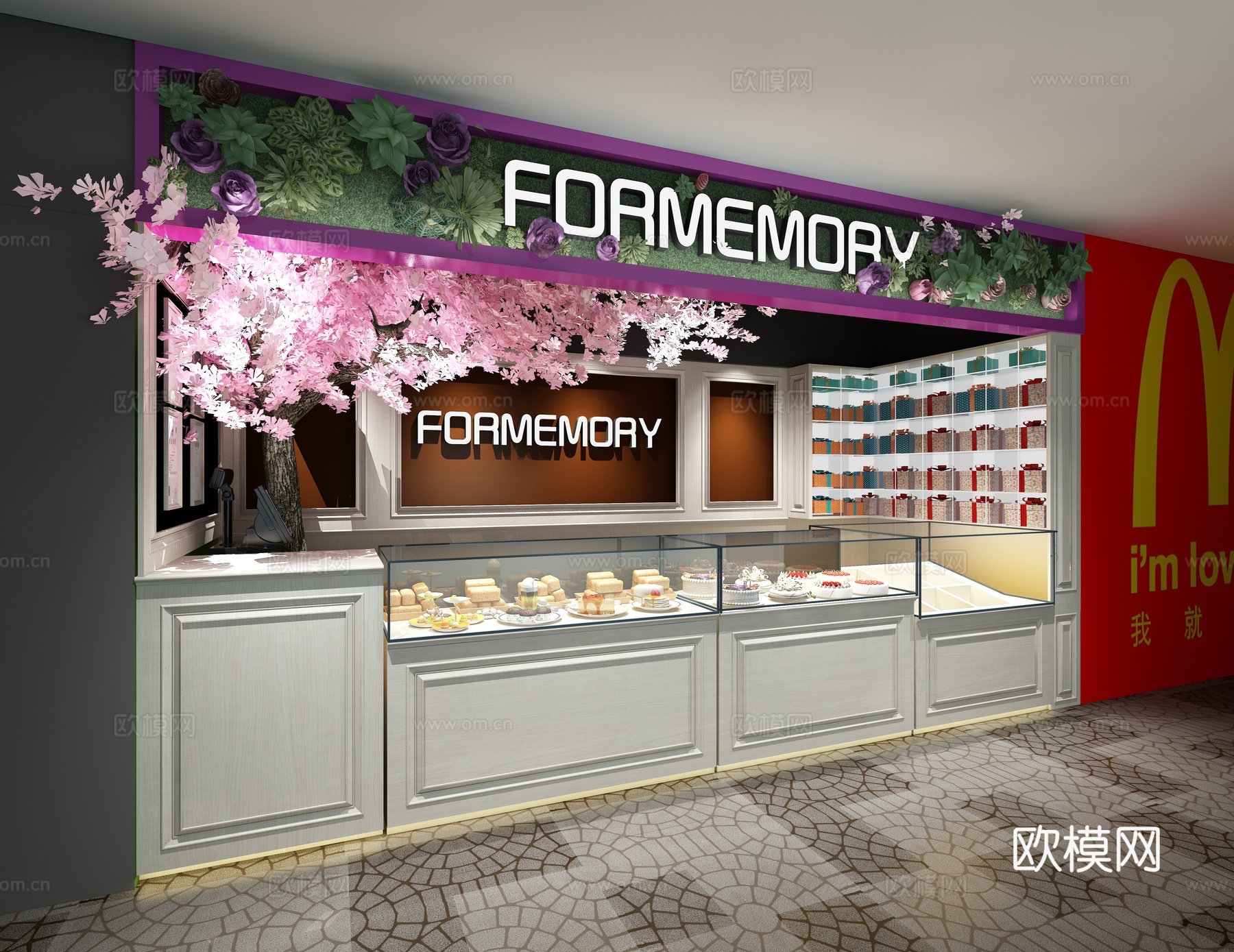 甜品店3d模型