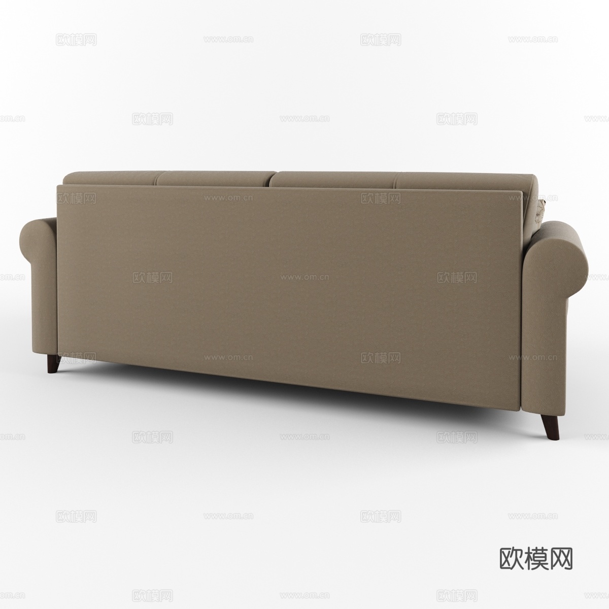 三人沙发 沙发 布艺沙发3d模型