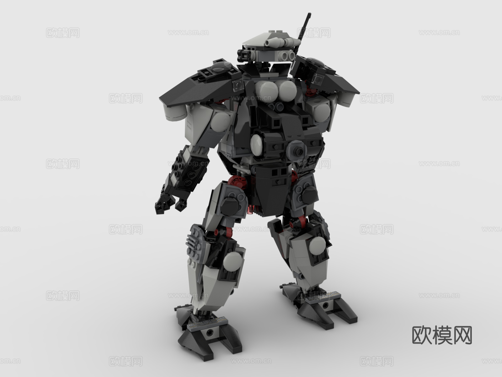 乐高 LEGO 玩具 积木 机甲 战斗机器人 机械战甲 高达3d模型
