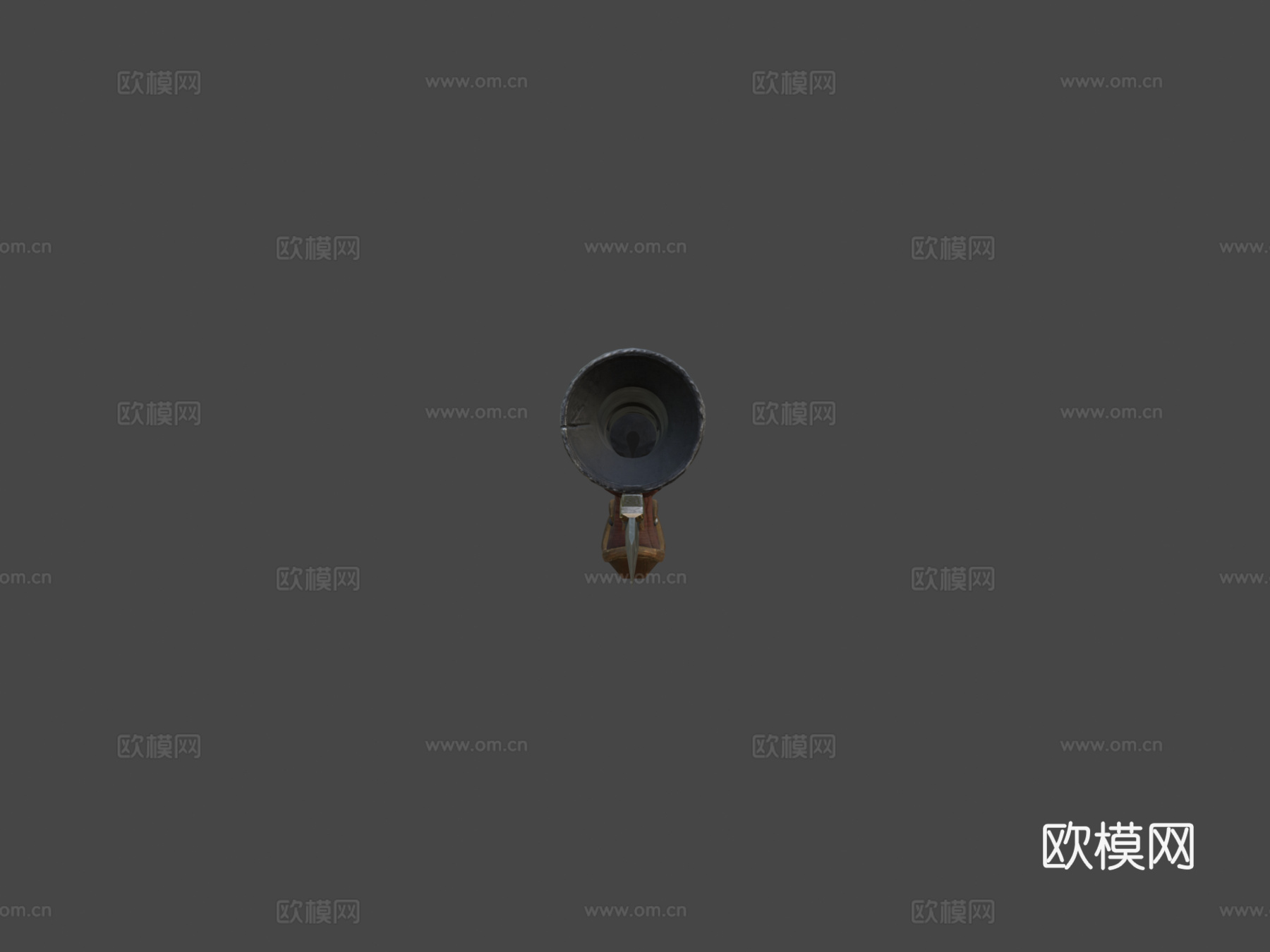 喇叭口火铳!!!3d模型