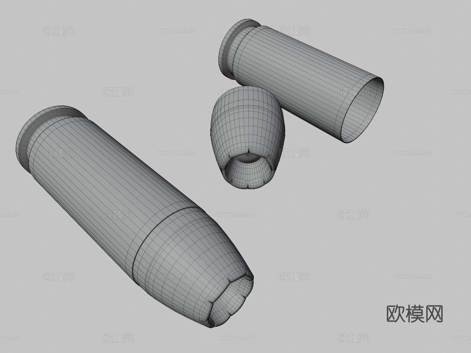 空尖弹3d模型