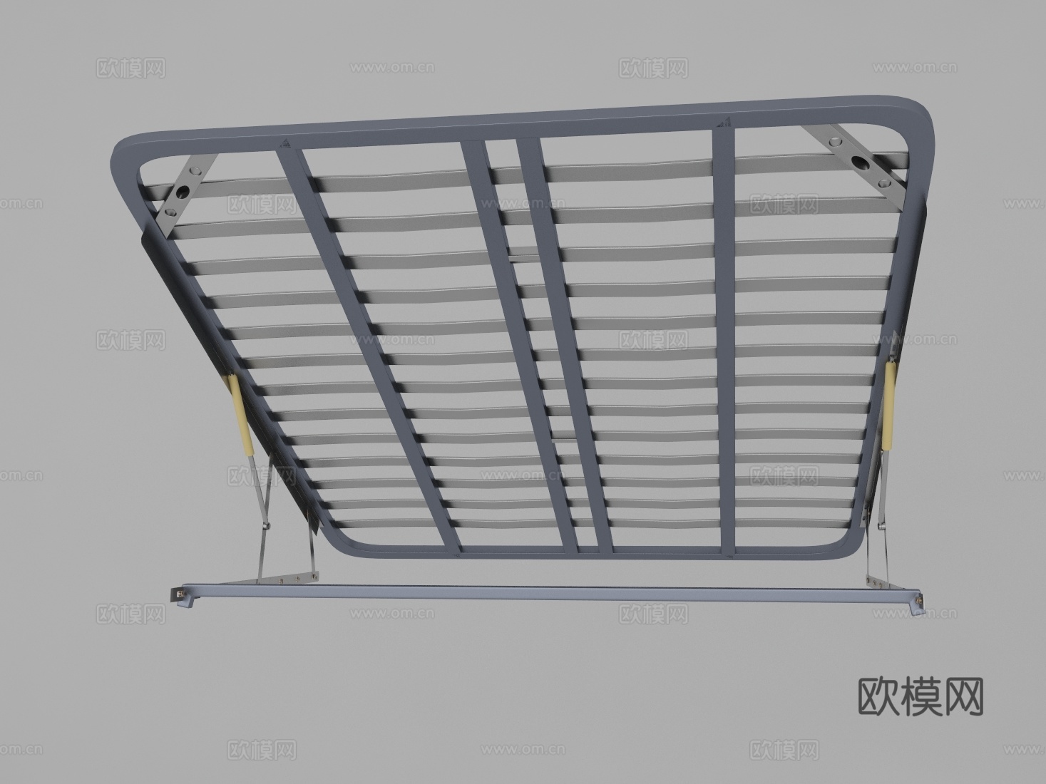 现代排骨架提升轴3d模型