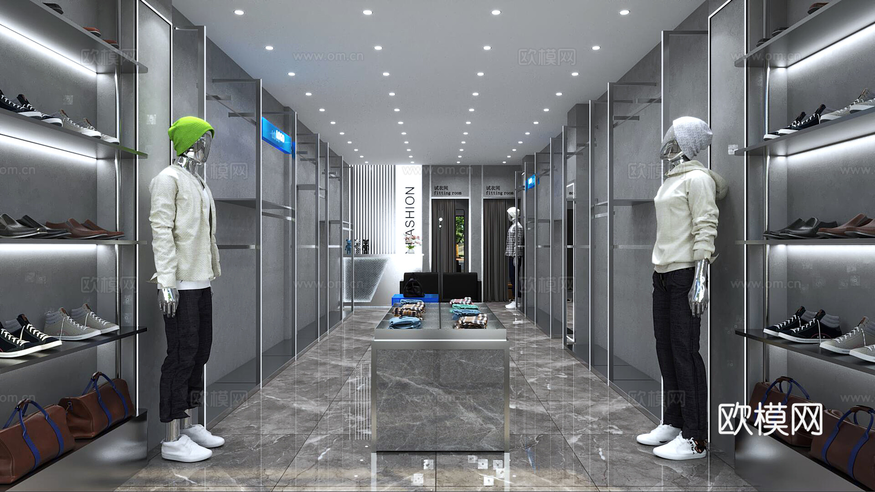 男装店3d模型