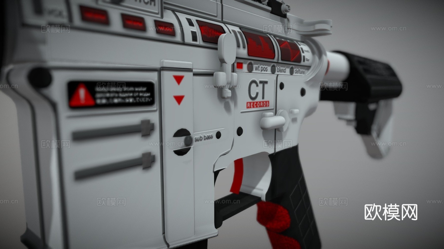 M4A4-合成器3d模型
