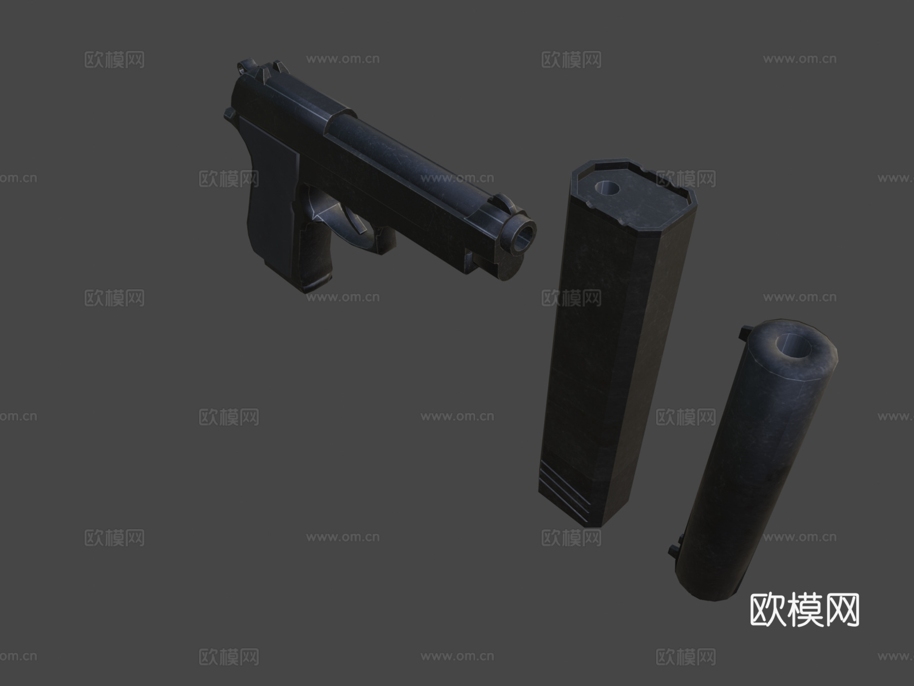 伯莱塔M93d模型