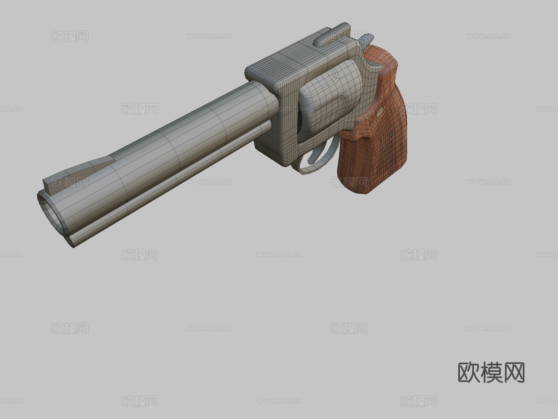 史密斯威森357马格南3d模型