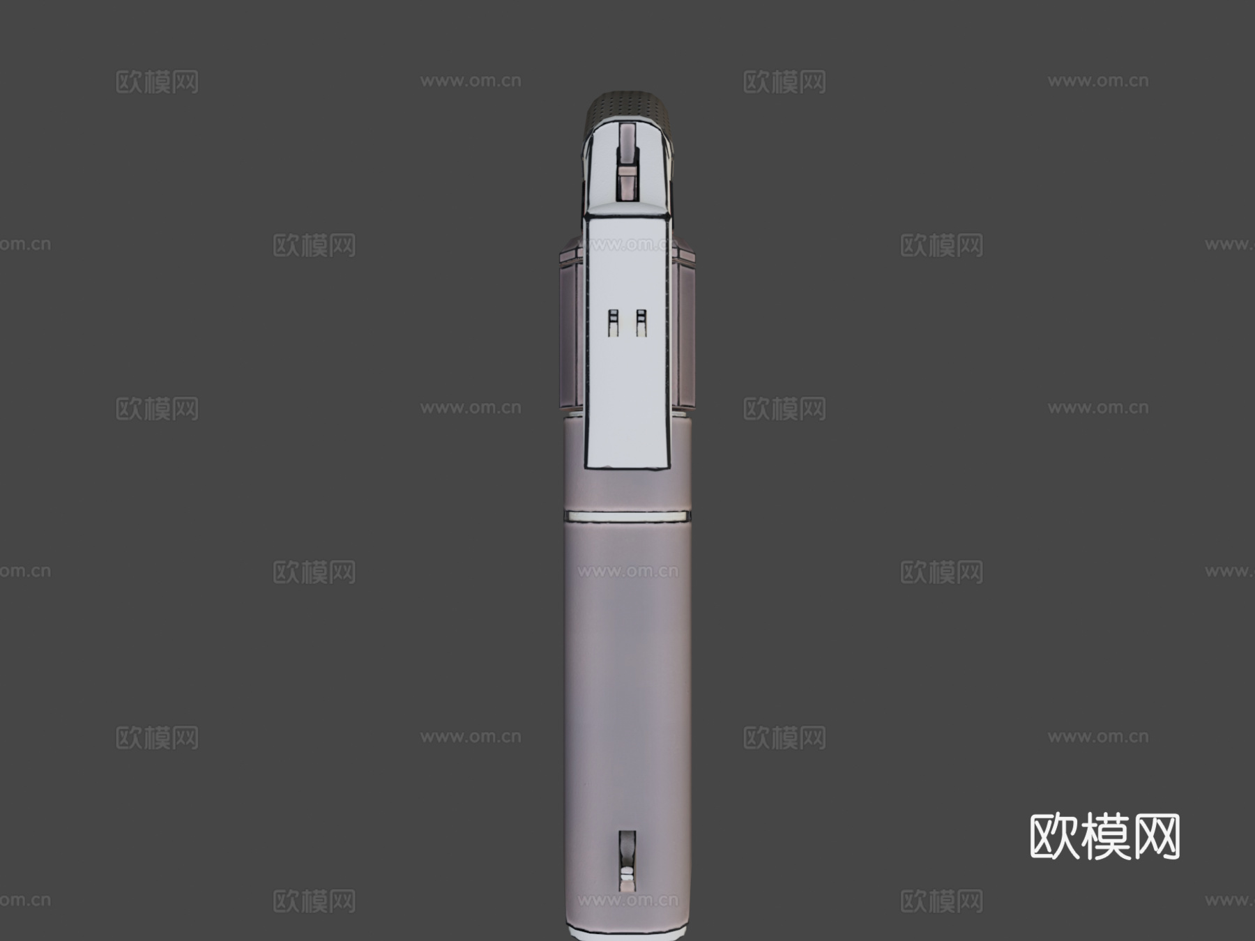 风格化科幻枪3d模型