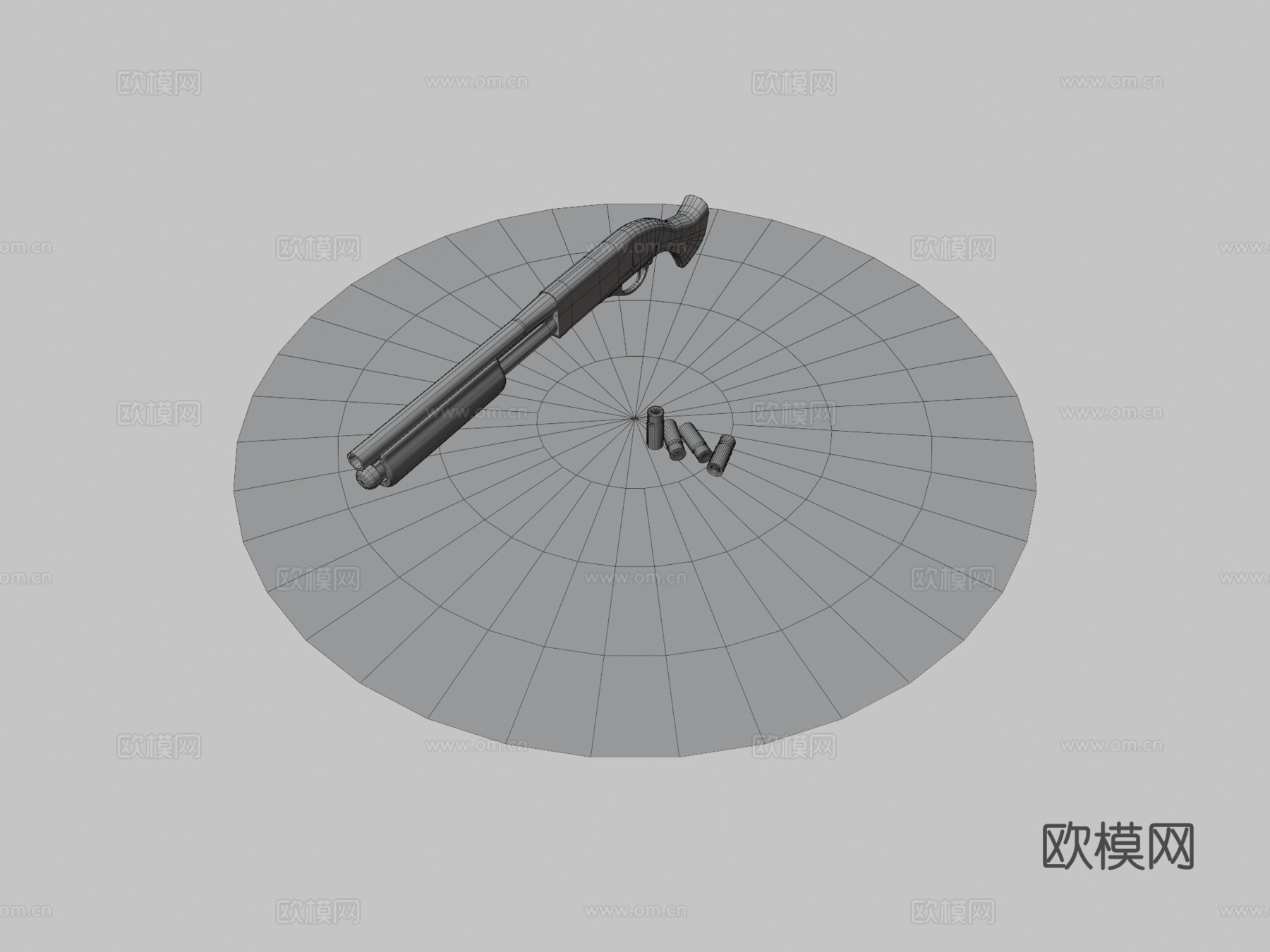 锯短型-黑沙3d模型
