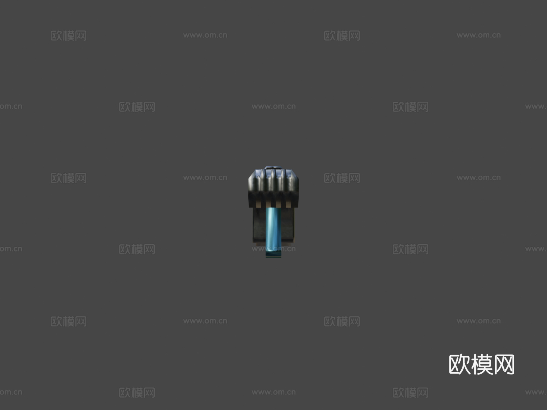 科幻霰弹枪3d模型