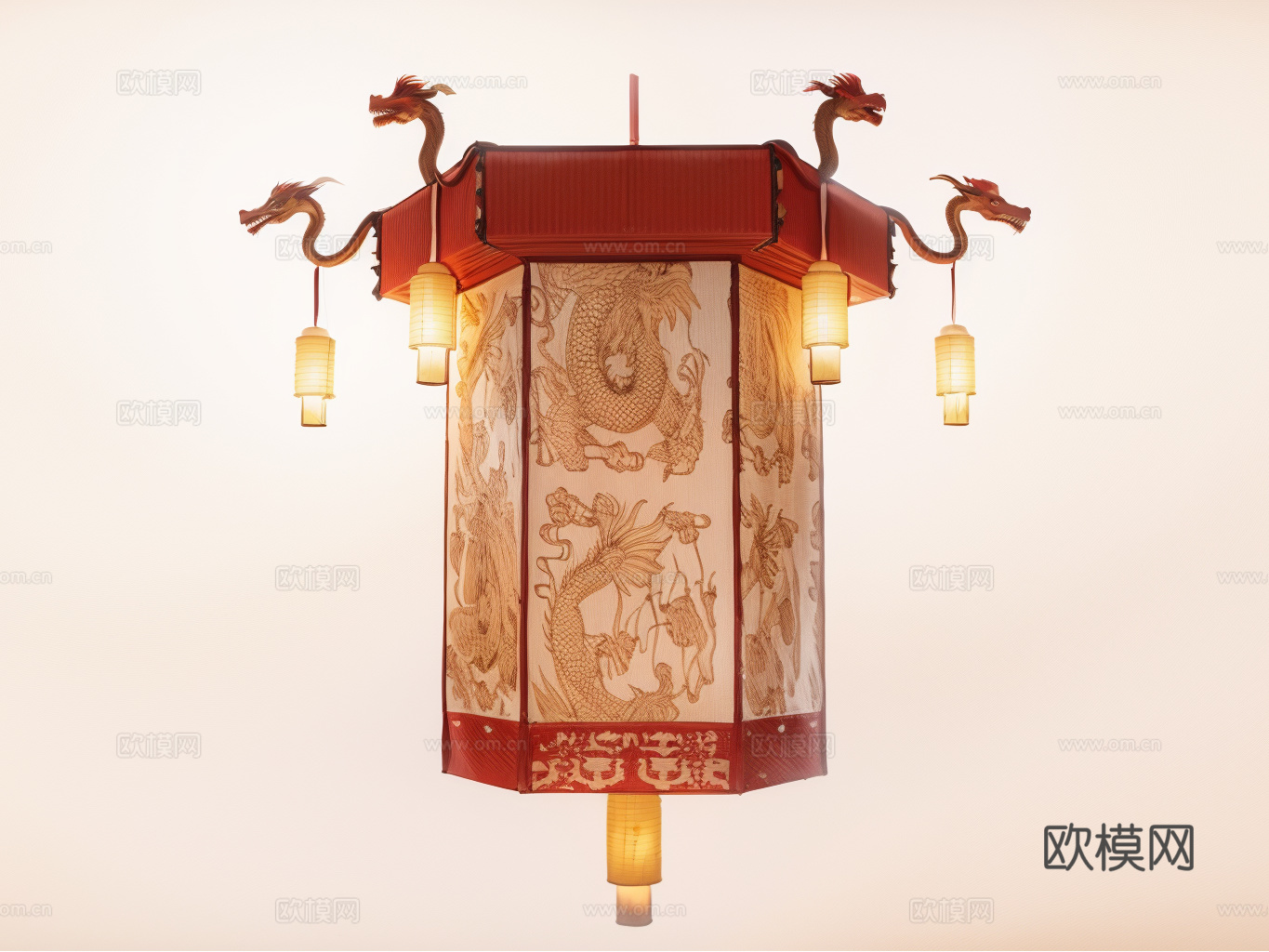 灯笼su模型