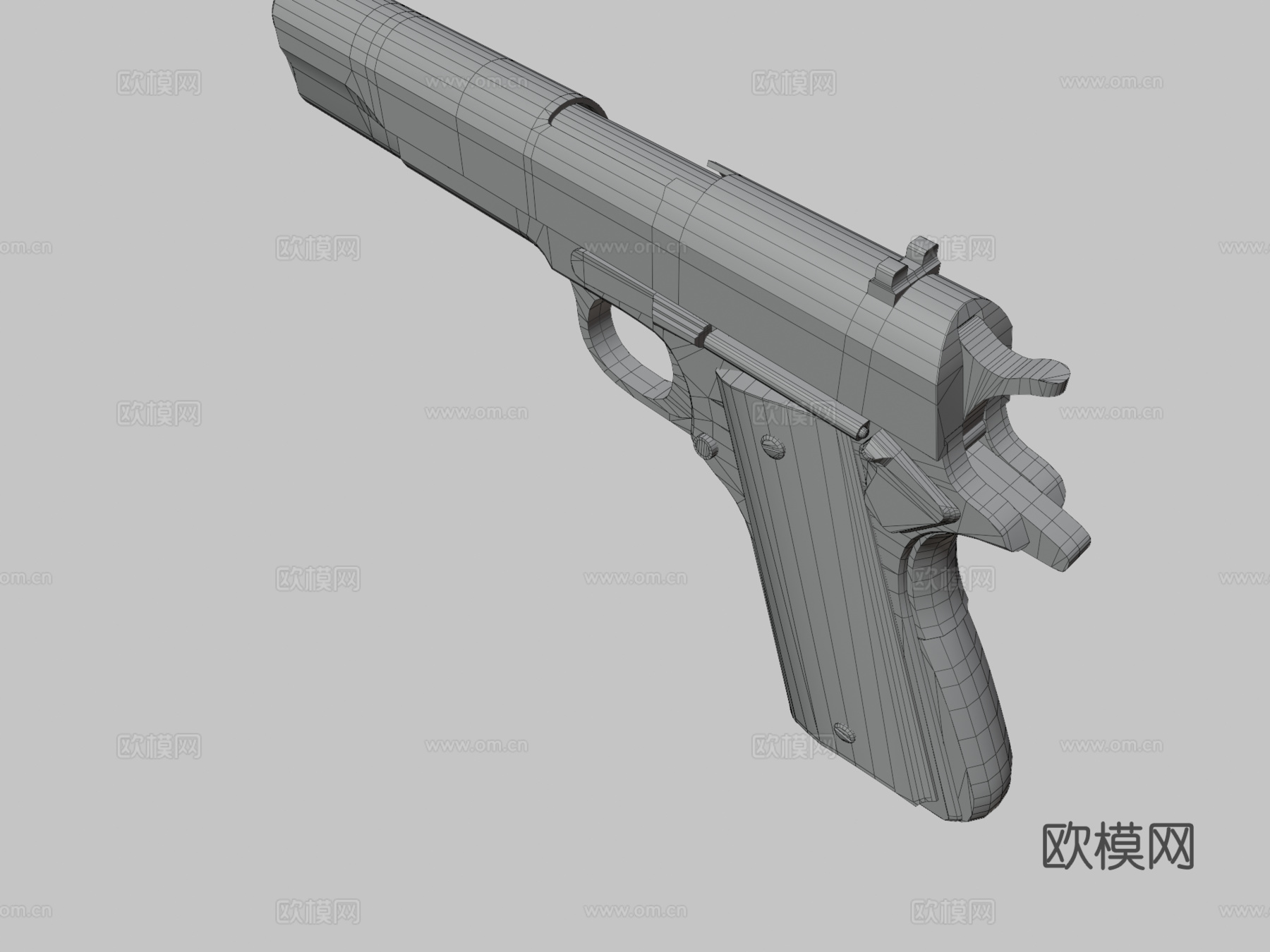 柯尔特19113d模型