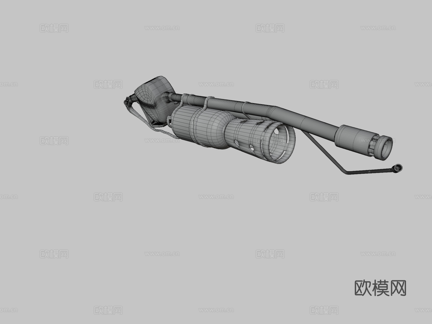 火焰喷射器Pyro-军团要塞23d模型