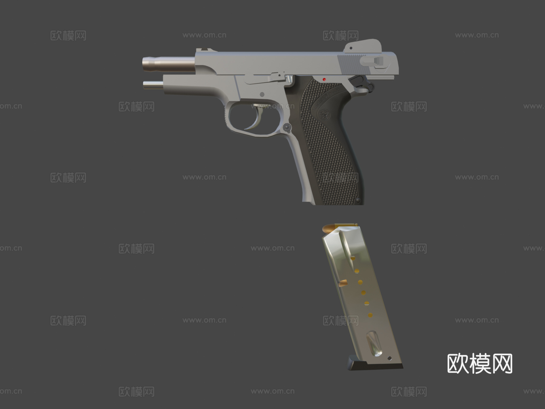 S&amp;W 59063d模型