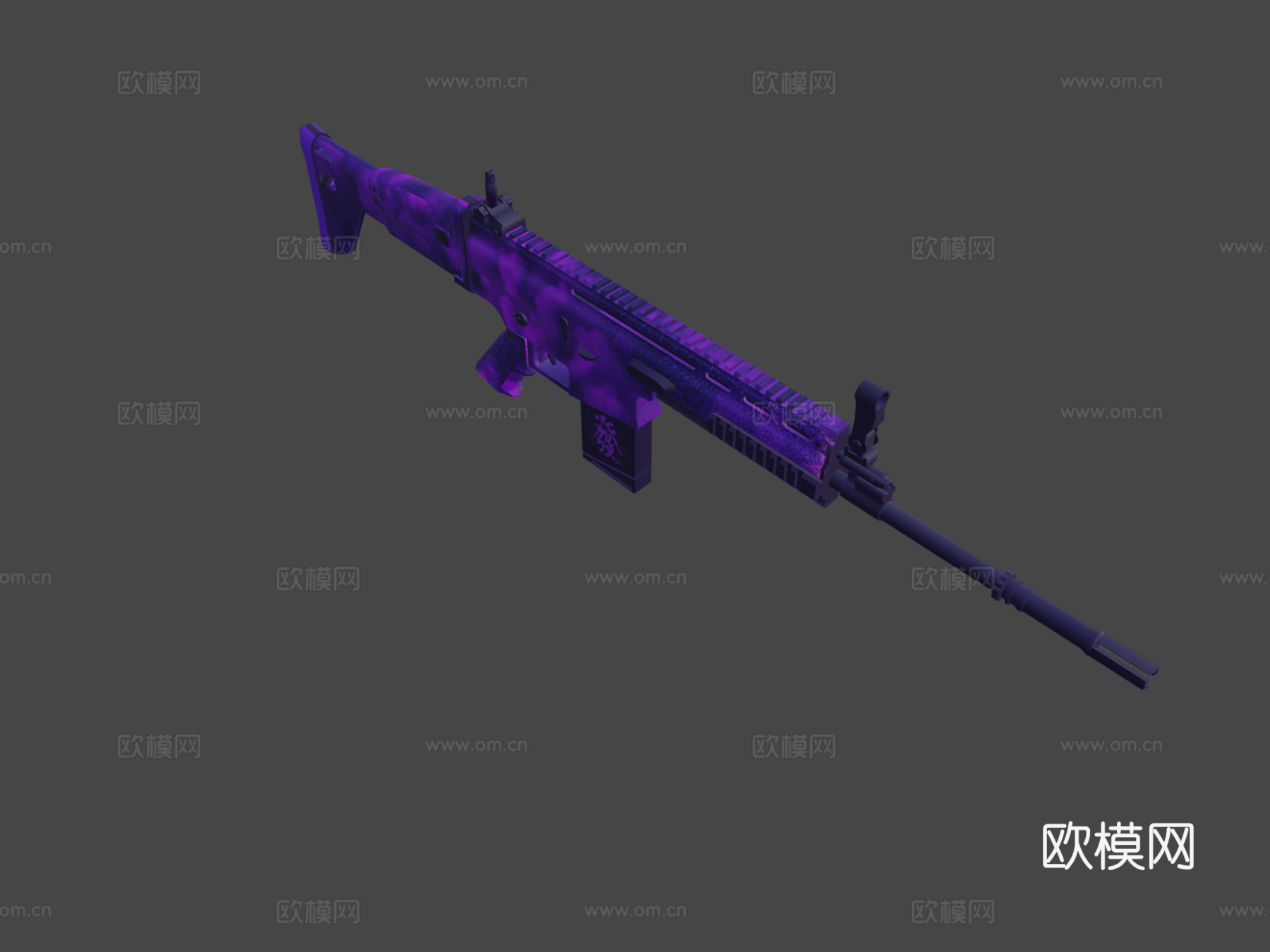 SCAR-H-繁荣3d模型
