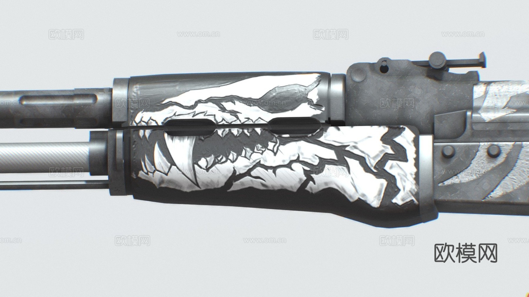 AK-47灵魂窃取者(CSGO皮肤)3d模型