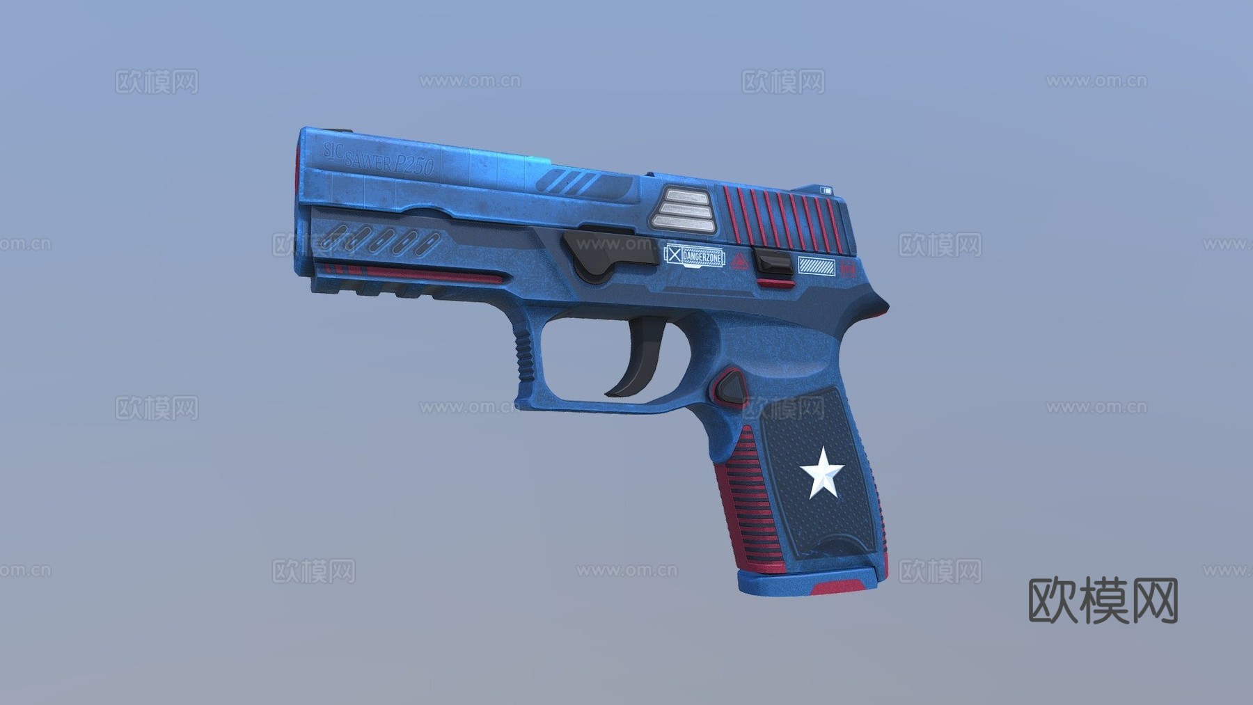 P250-壮志凌云3d模型