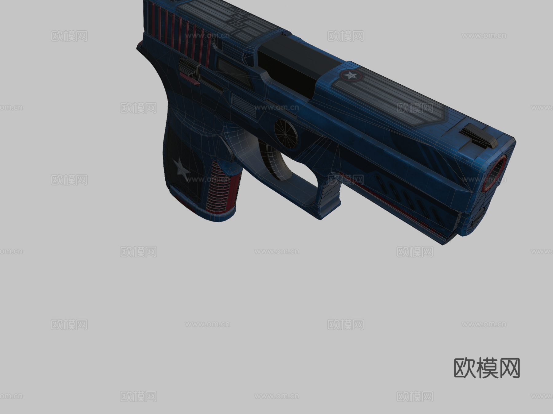 P250-壮志凌云3d模型