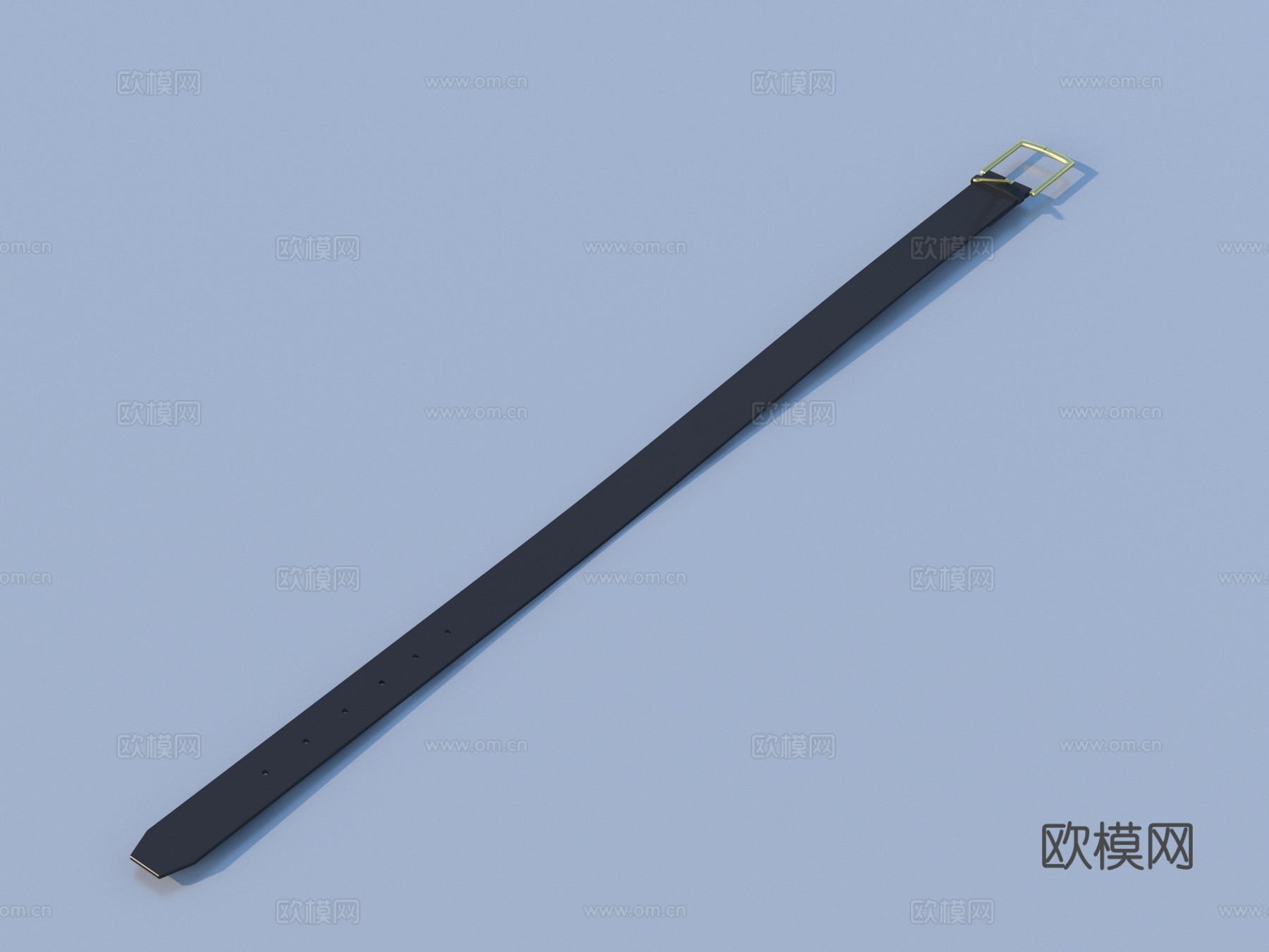 皮带 小品3d模型