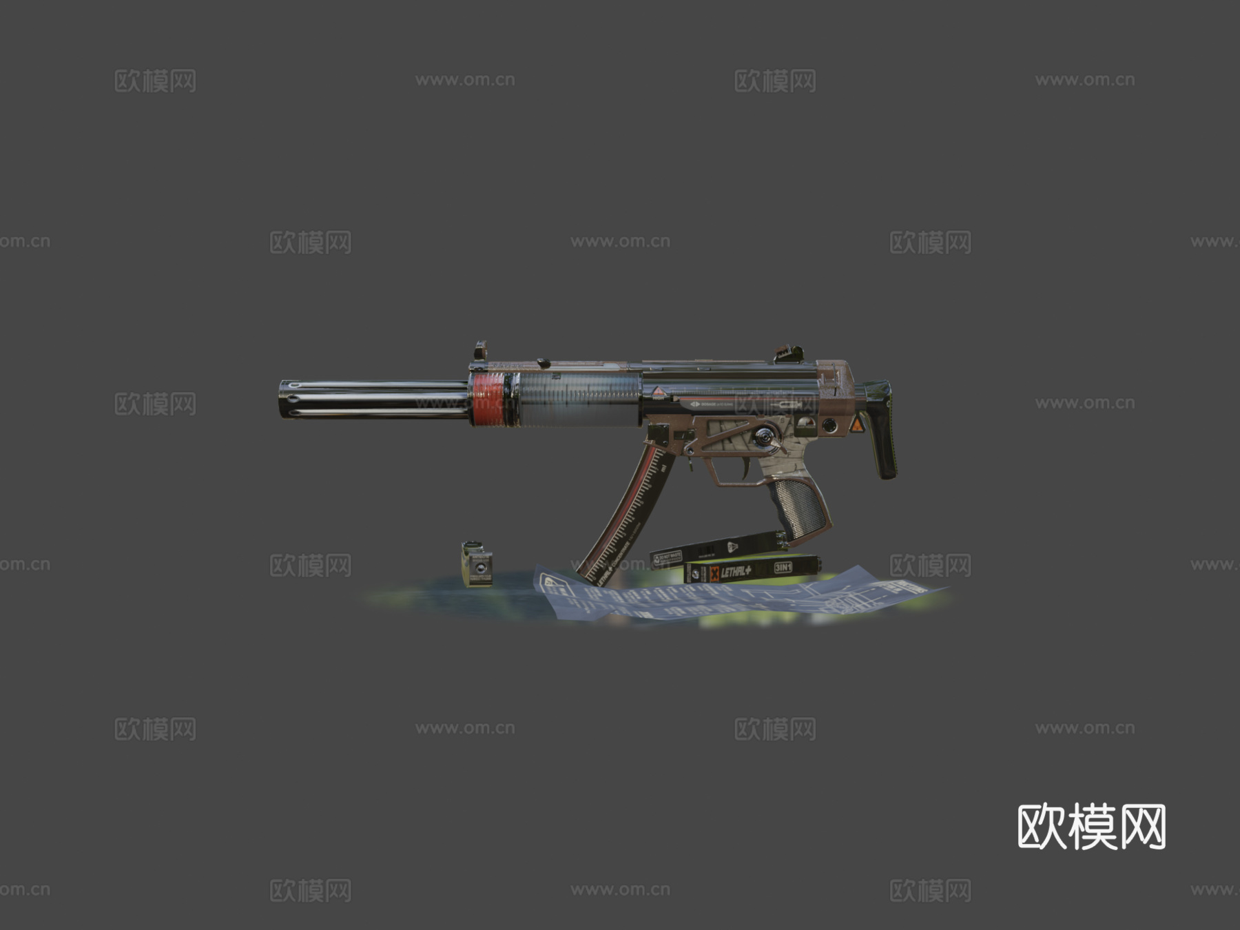 MP5-SD致命注射II3d模型