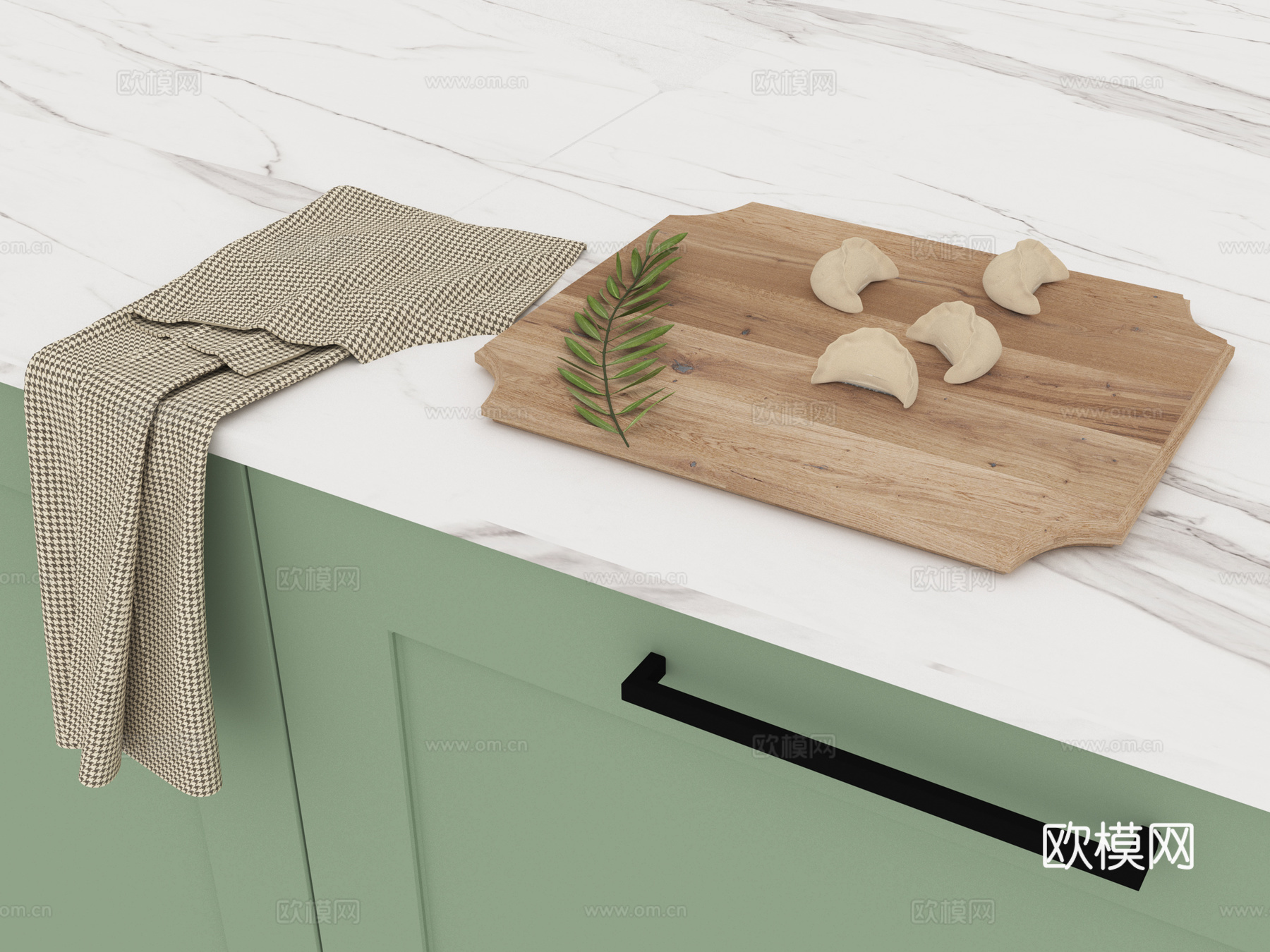 生活用品 饺子3d模型