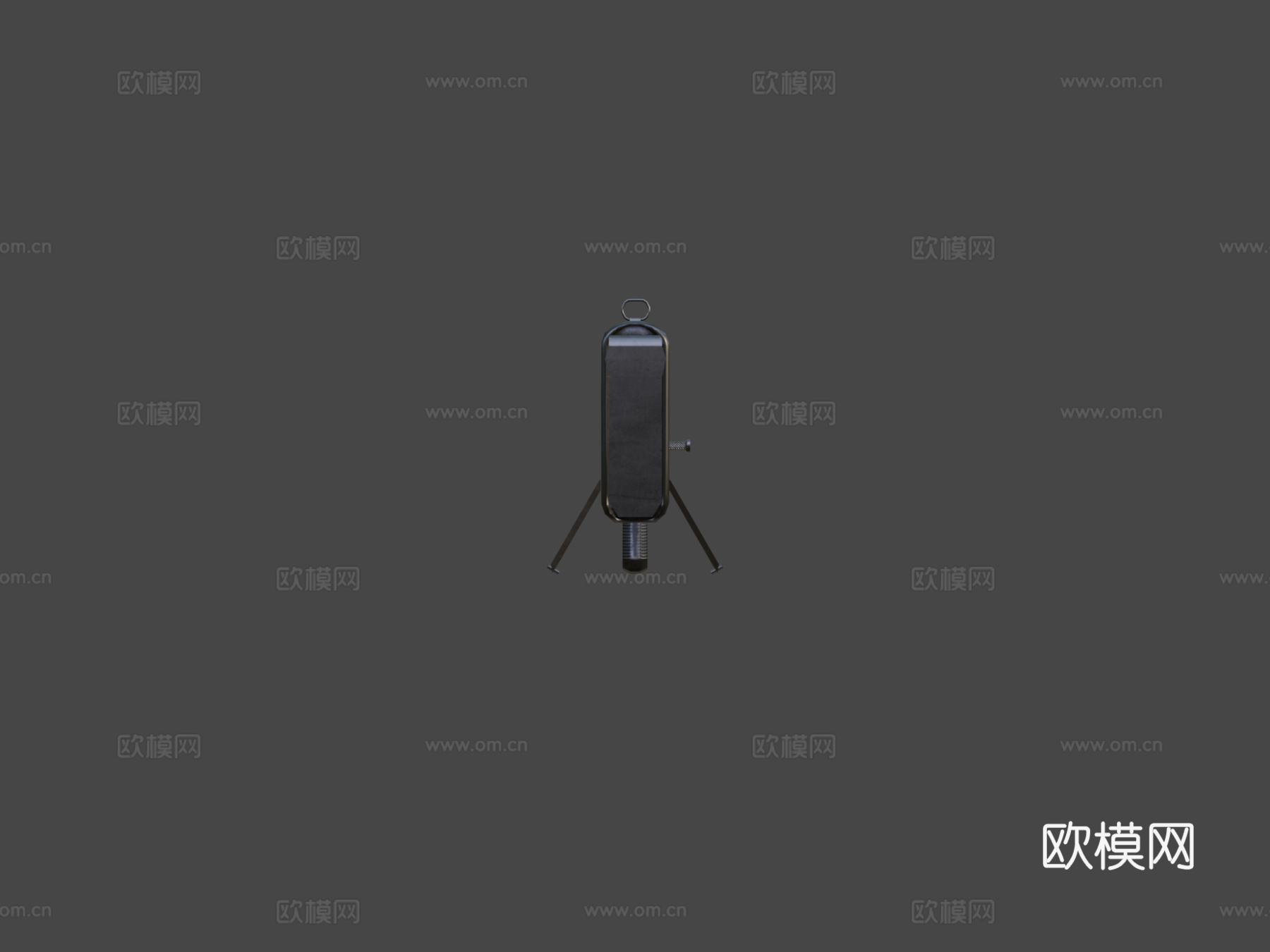 M60机枪-低多边形3d模型