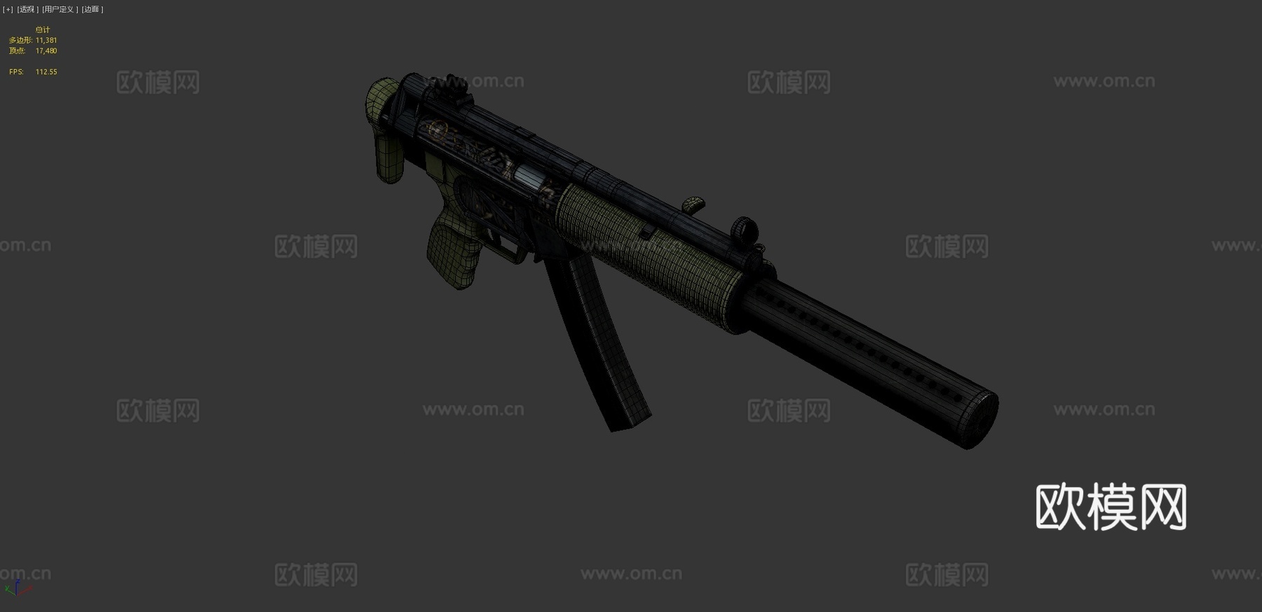 MP5-SD3-树精3d模型