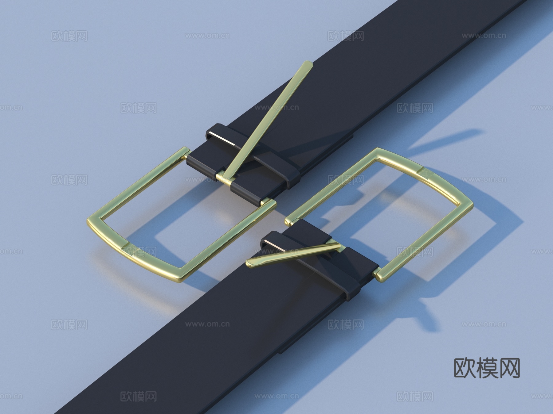 皮带 小品3d模型