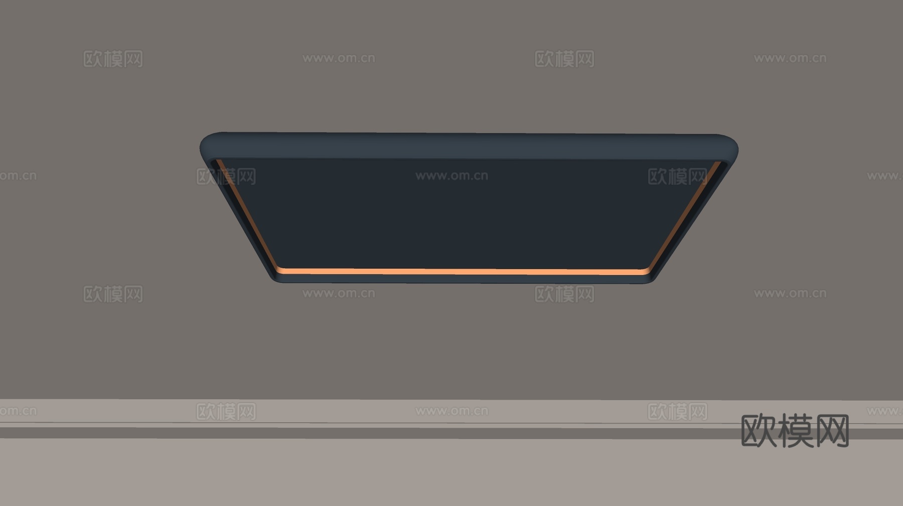 现代吸顶灯 几何形吸顶灯 卧室灯 艺术造型灯具 时尚客厅灯su模型