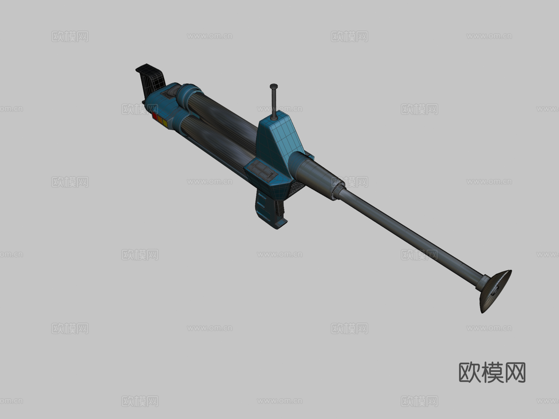 型相位枪(相位步枪)-星际迷航3d模型
