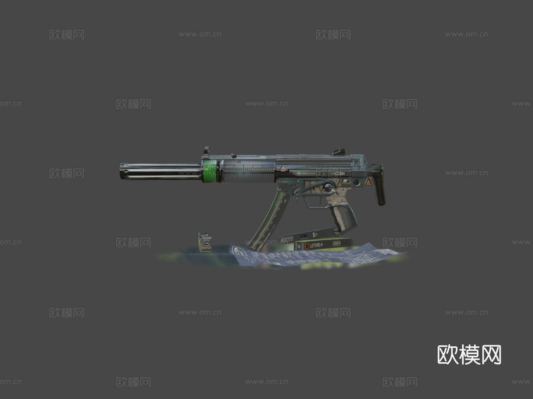 MP5-SD-致命注射I3d模型