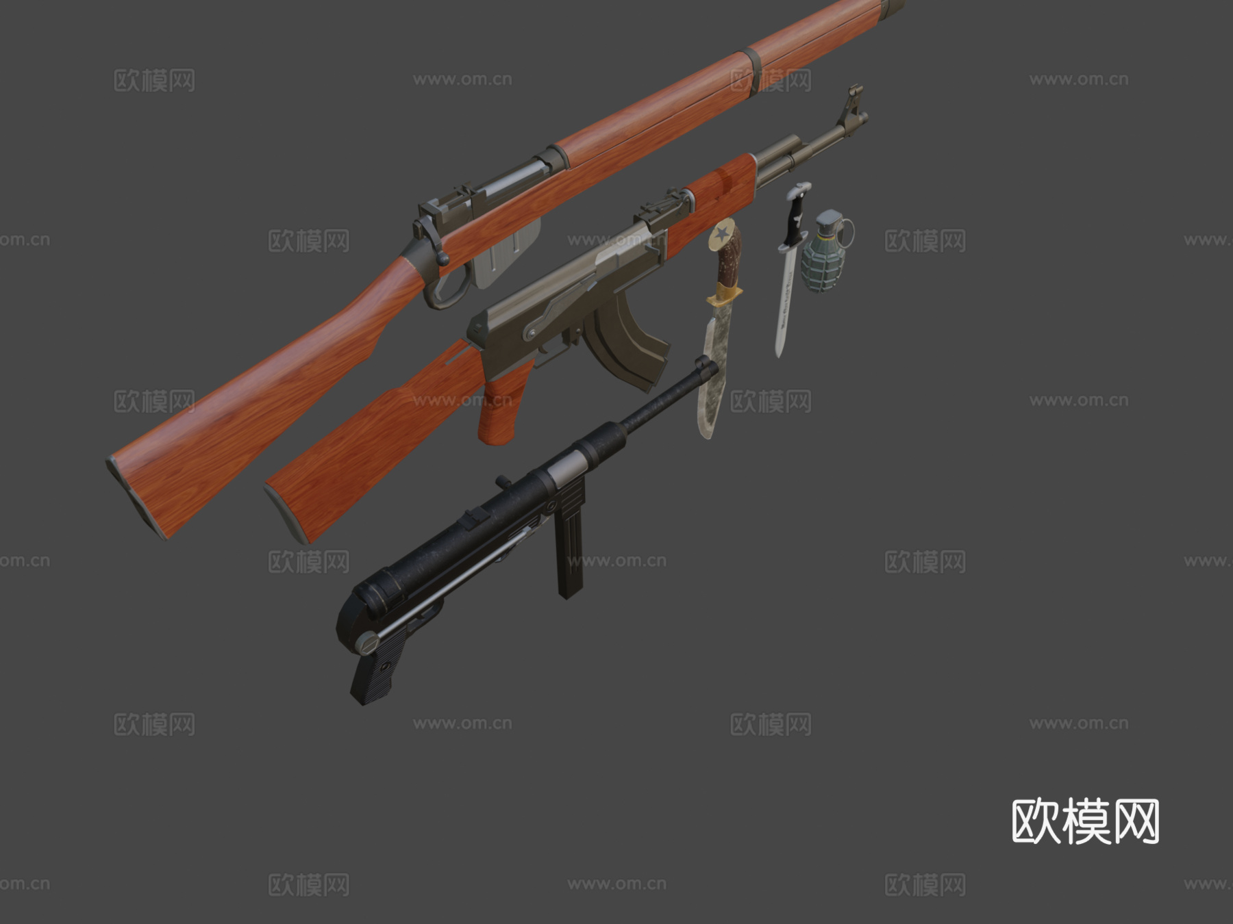 武器包3d模型