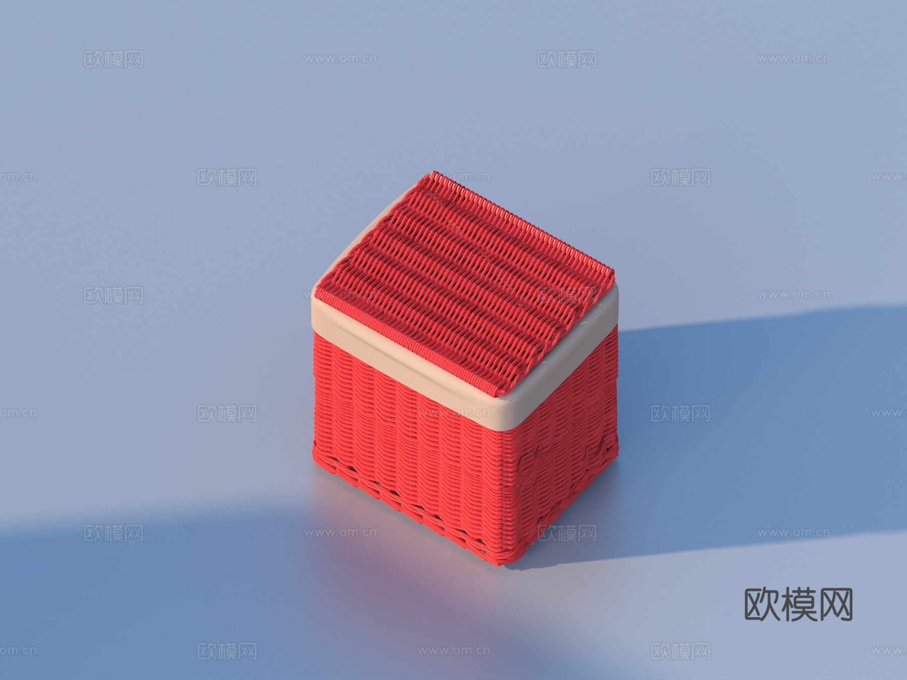 收纳筐 收纳箱 置物筐3d模型
