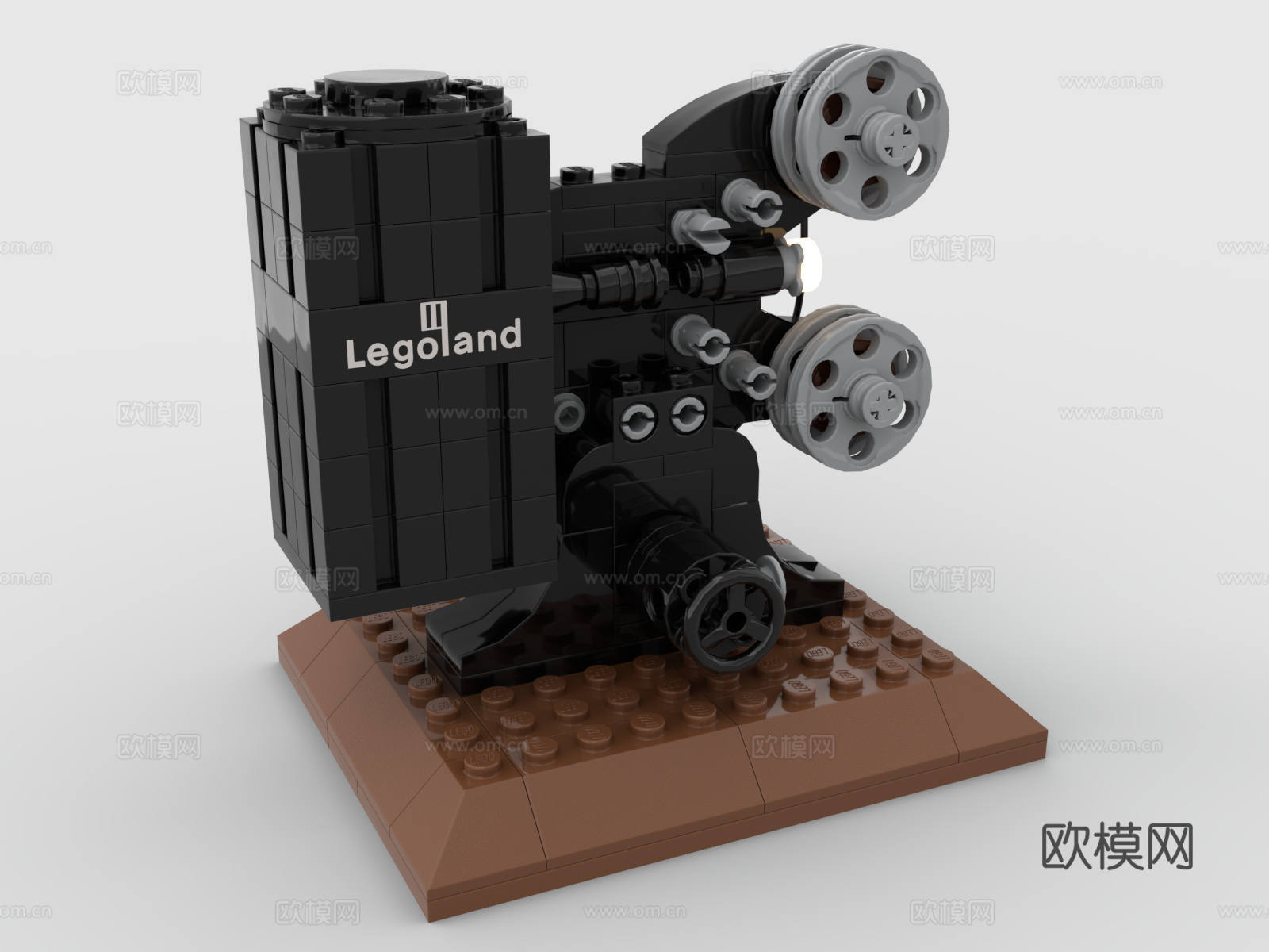 乐高 LEGO 玩具 积木 电影摄像机 摄影机3d模型