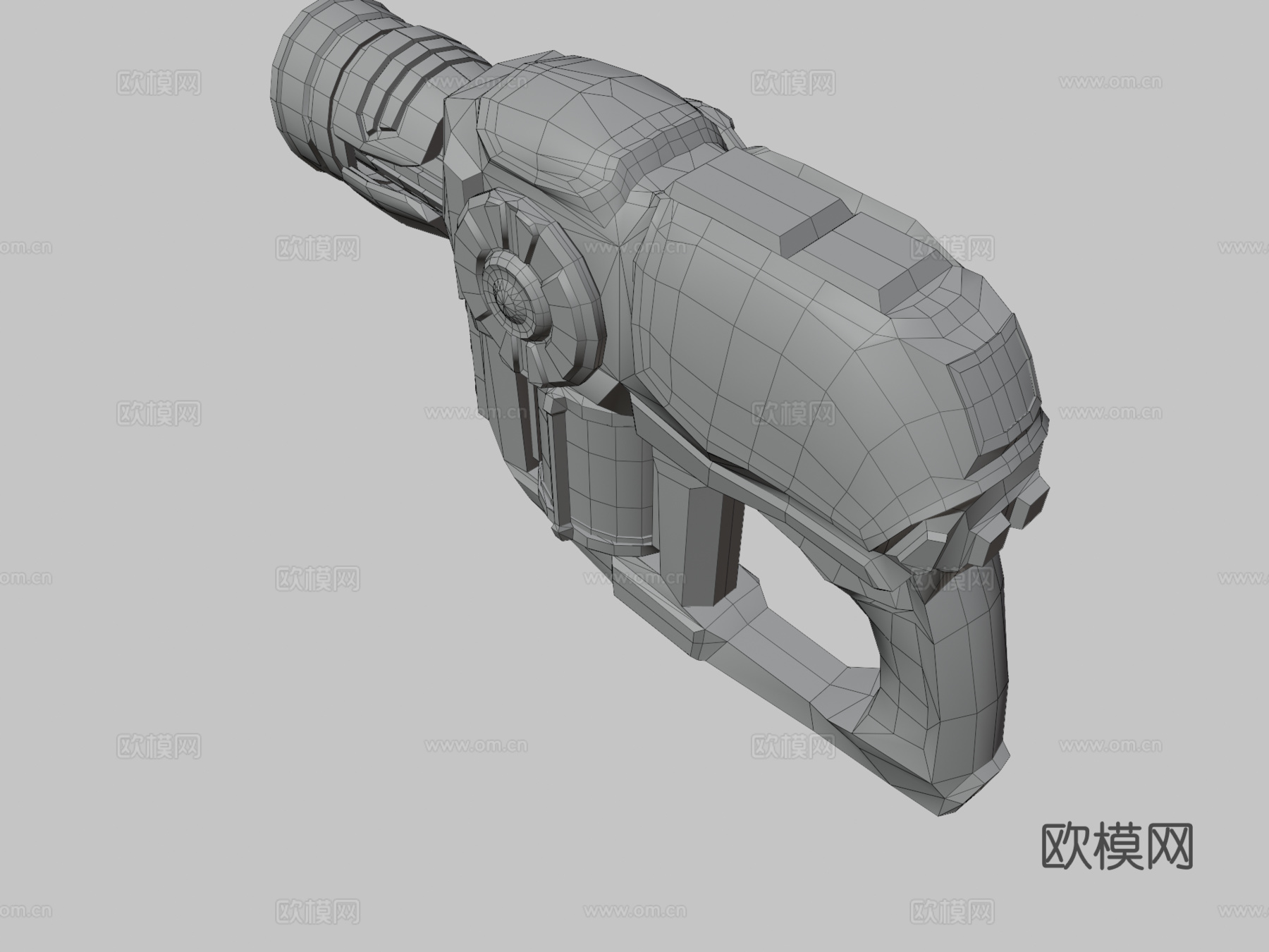 灭虫者-爆破手枪=放电者=3d模型