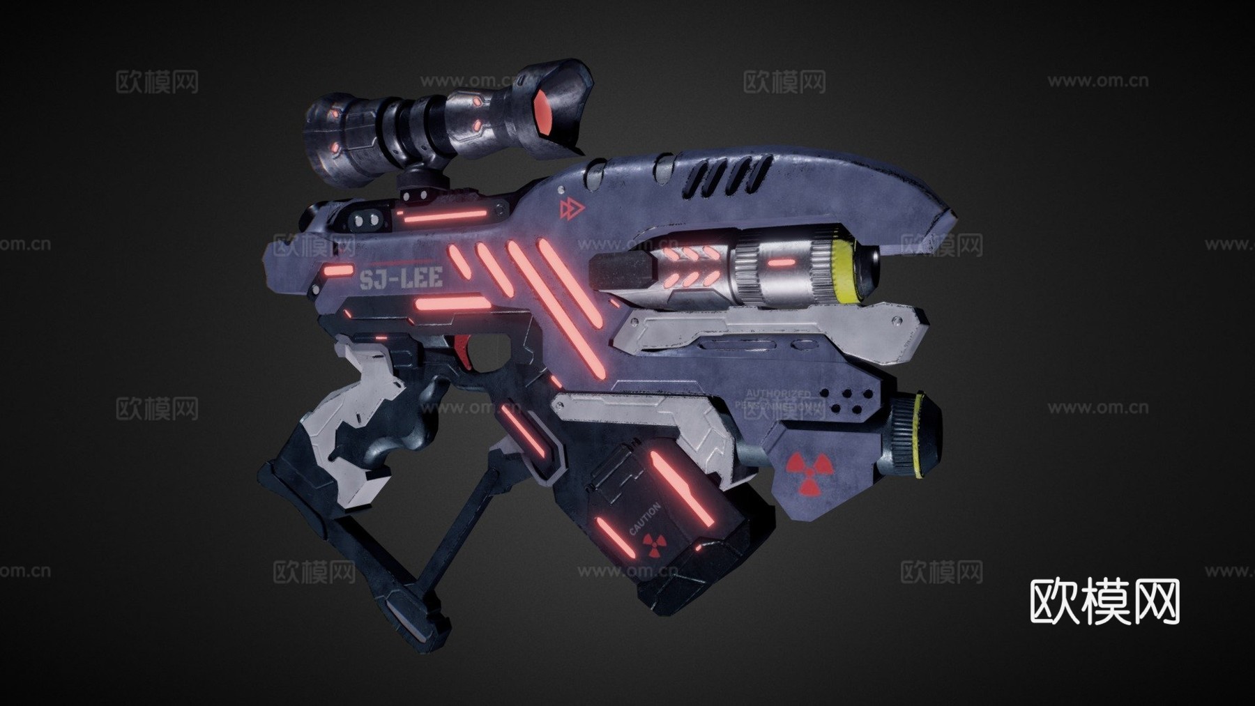 SJ_李手枪概念3d模型