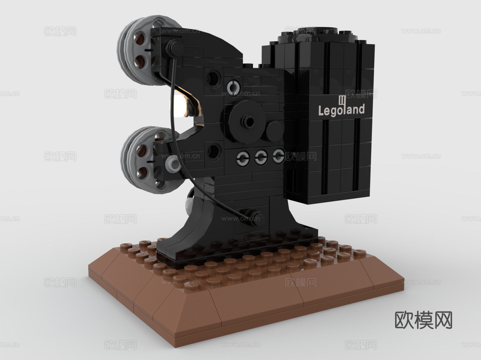 乐高 LEGO 玩具 积木 电影摄像机 摄影机3d模型