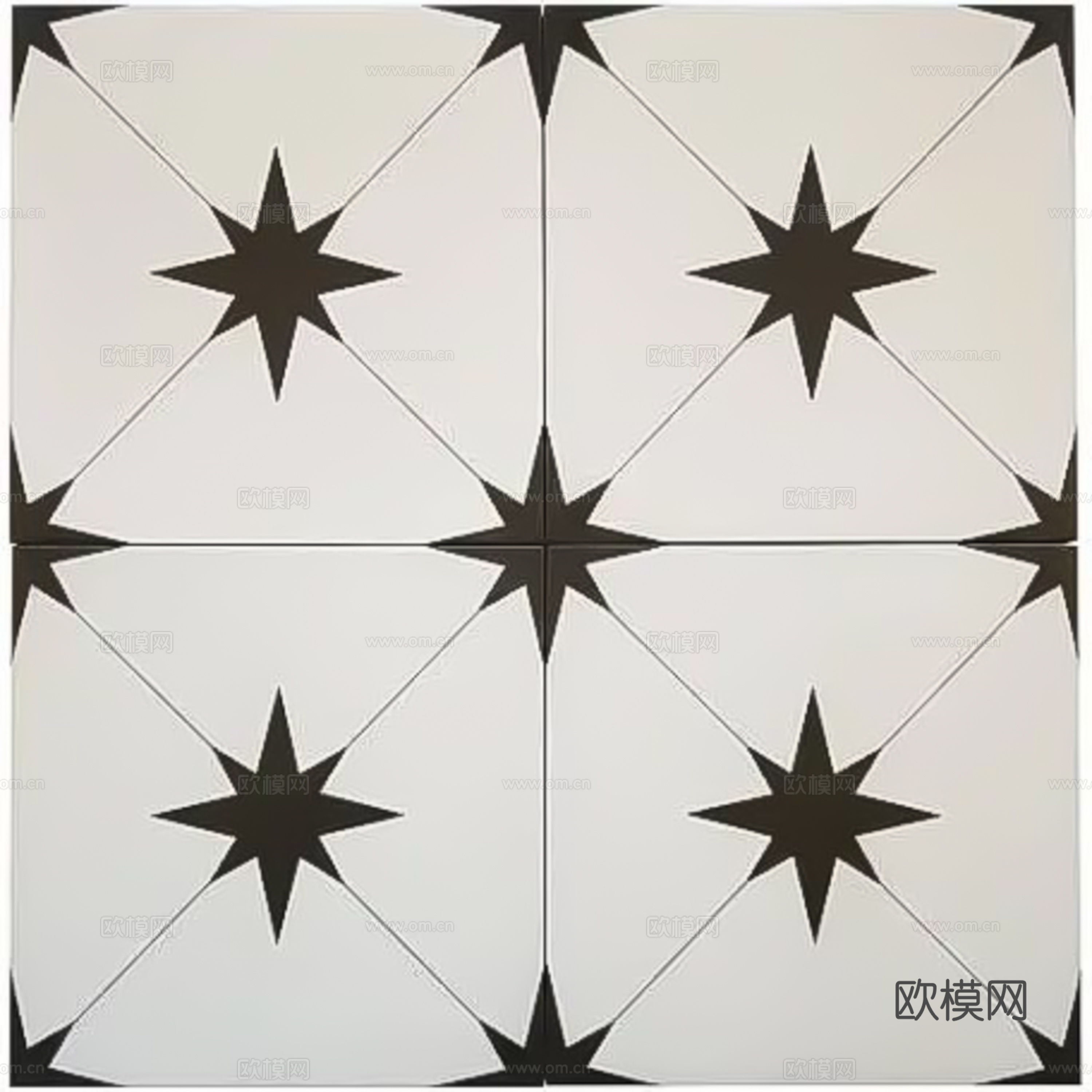 灰色花砖