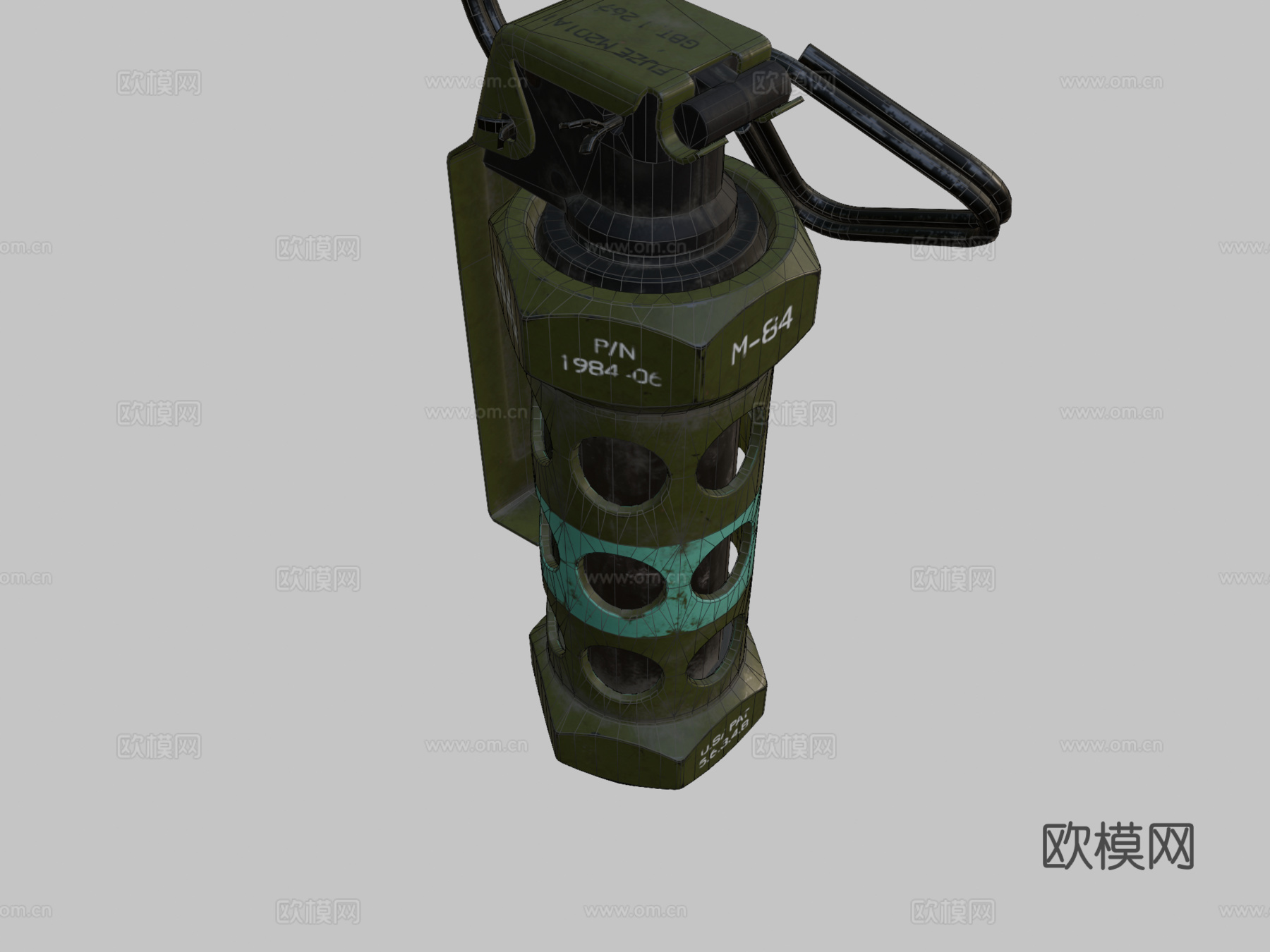 M84震撼弹3d模型